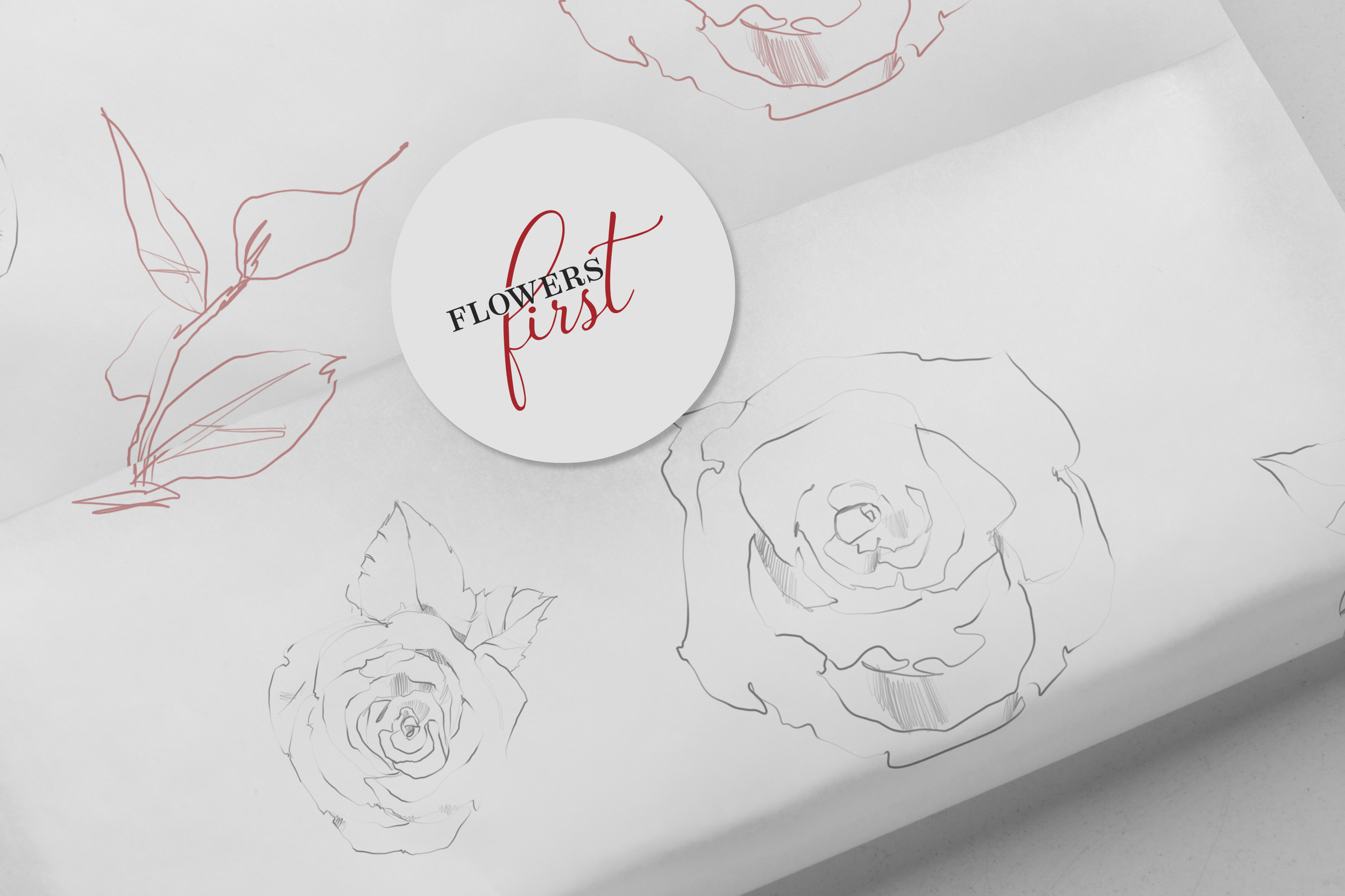 Tissue Paper Design & Sticker Design