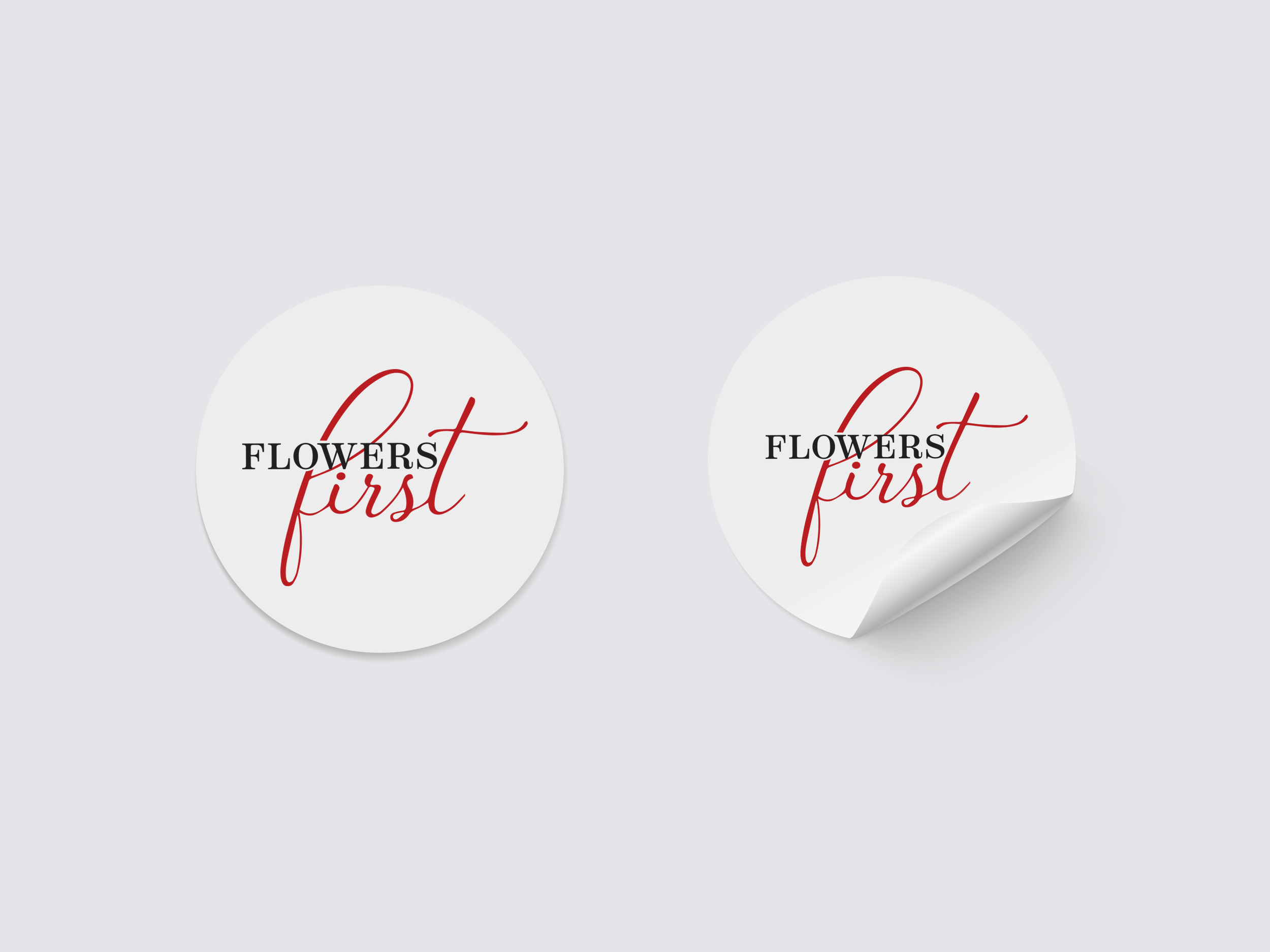 Sticker Design with Logo