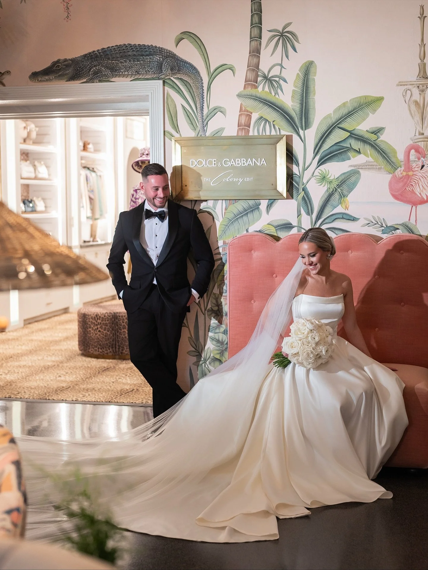 The D&rsquo;Onofrio&rsquo;s 
married in timeless Palm Beach style
&mdash;&mdash;&mdash;
INVOLVEMENT 

Planning &amp; Design: @ellaeventsbygm 
Main Venue: @thecolonypalmbeach
Ceremony Venue: @stann_wpb
Getting Ready Venue: @thebreakers
Photography: @m