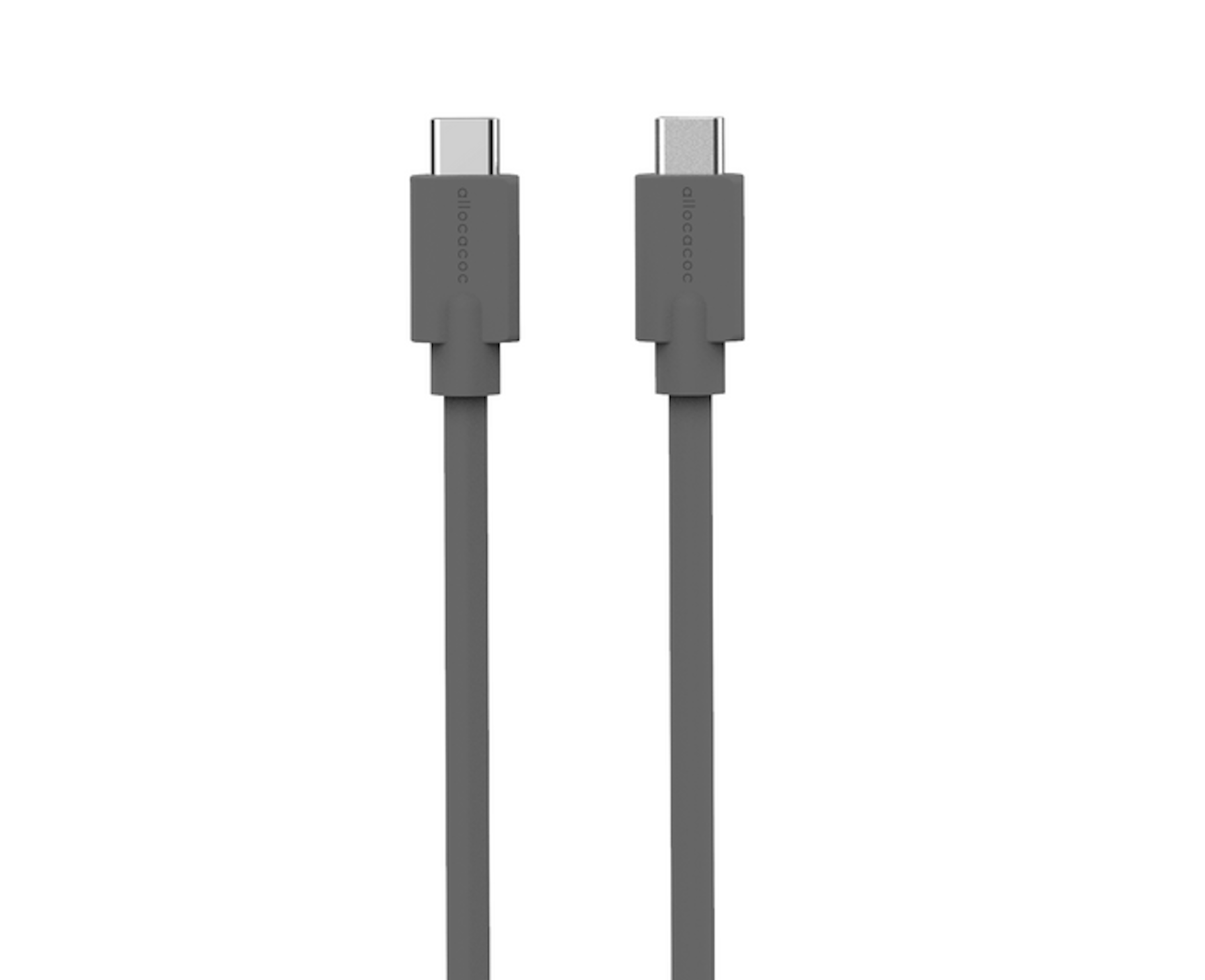 Allocacoc USBcable Type C to Type C Grey