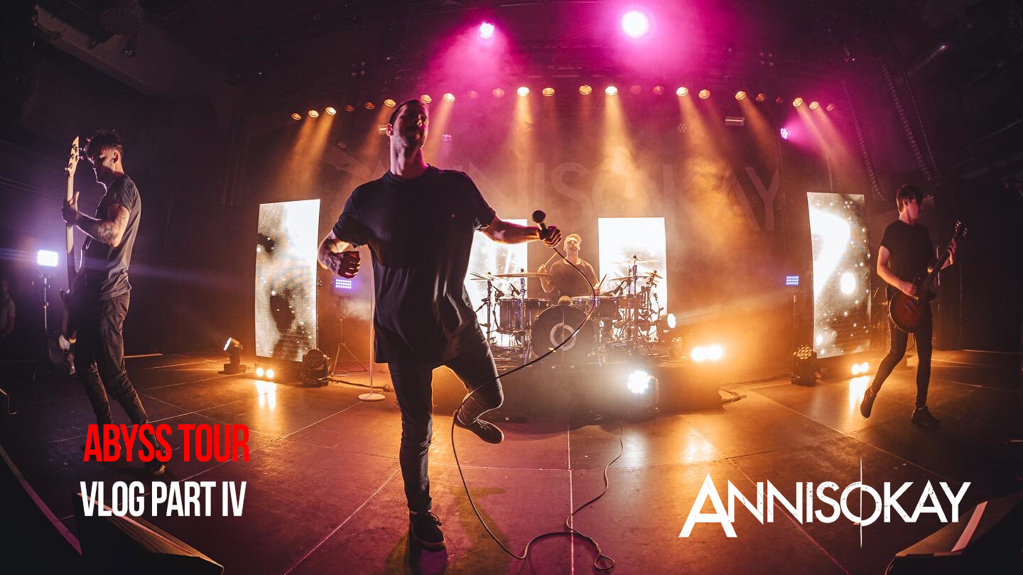 Today the Austrian and Swiss leg of the Abyss Tour starts with a first show in Vienna! To recap the first part of the Abyss Tour in October, we just uploaded Vlog number 3 and 4 on our Youtube channel AnnisokayTV. Follow us there if you don&rsquo;t w