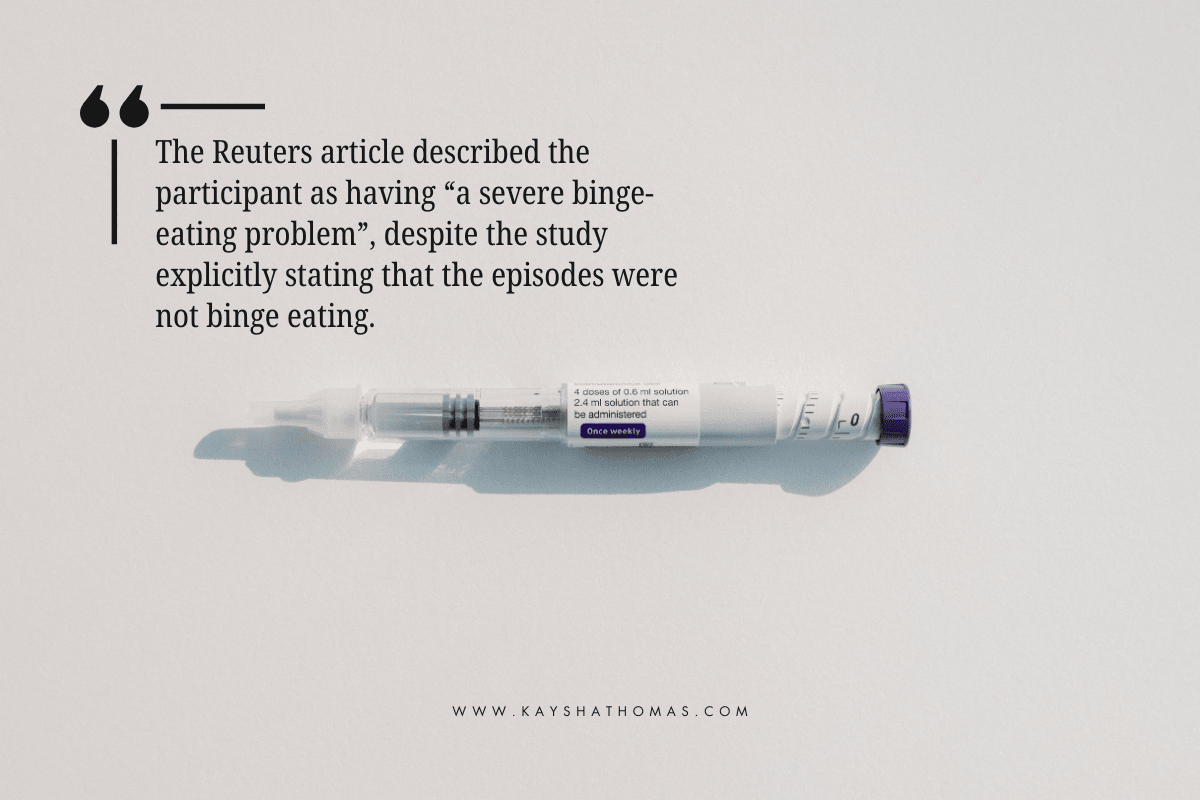 How a Small GLP-1 Study Became a Misleading Media Narrative