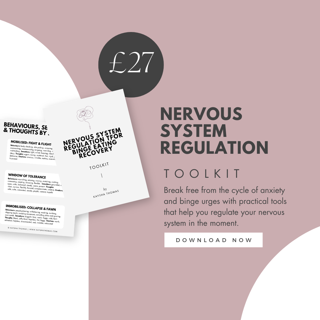The Nervous System Regulation Toolkit for Binge Eating Recovery