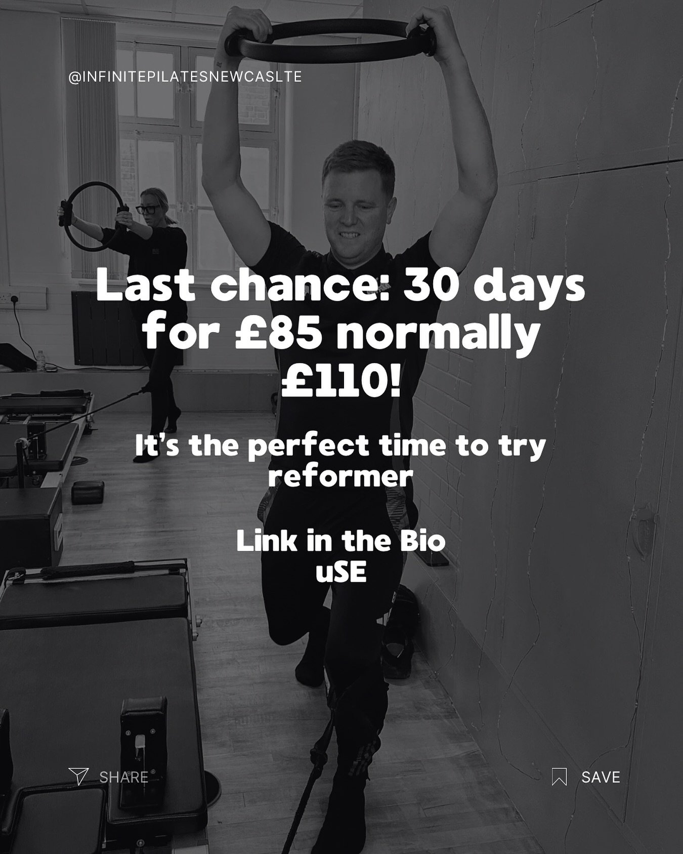 Don&rsquo;t waste anymore time this is your last chance to buy!

#pilatesnewcastle #pilatesnewcastleupontyne #reformerstudio #reformerworkout #reformernewcastle