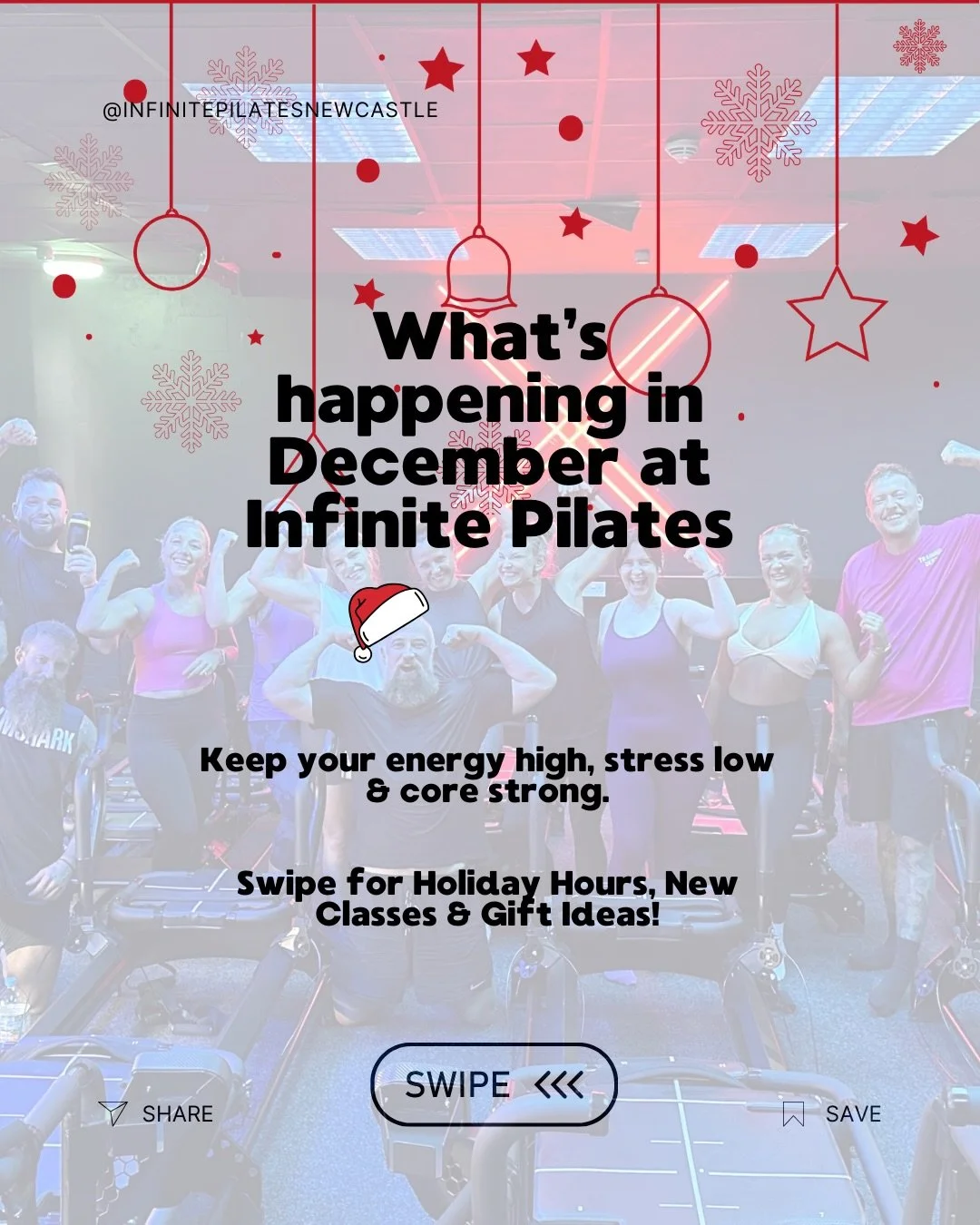 DECEMBER POWER THROUGH: Your Studio Guide is LIVE! 🎄

It&rsquo;s the busiest month of the year, but we&rsquo;re here to make sure your core stays strong and your stress stays low! This December, we&rsquo;re challenging you to prioritise your health 