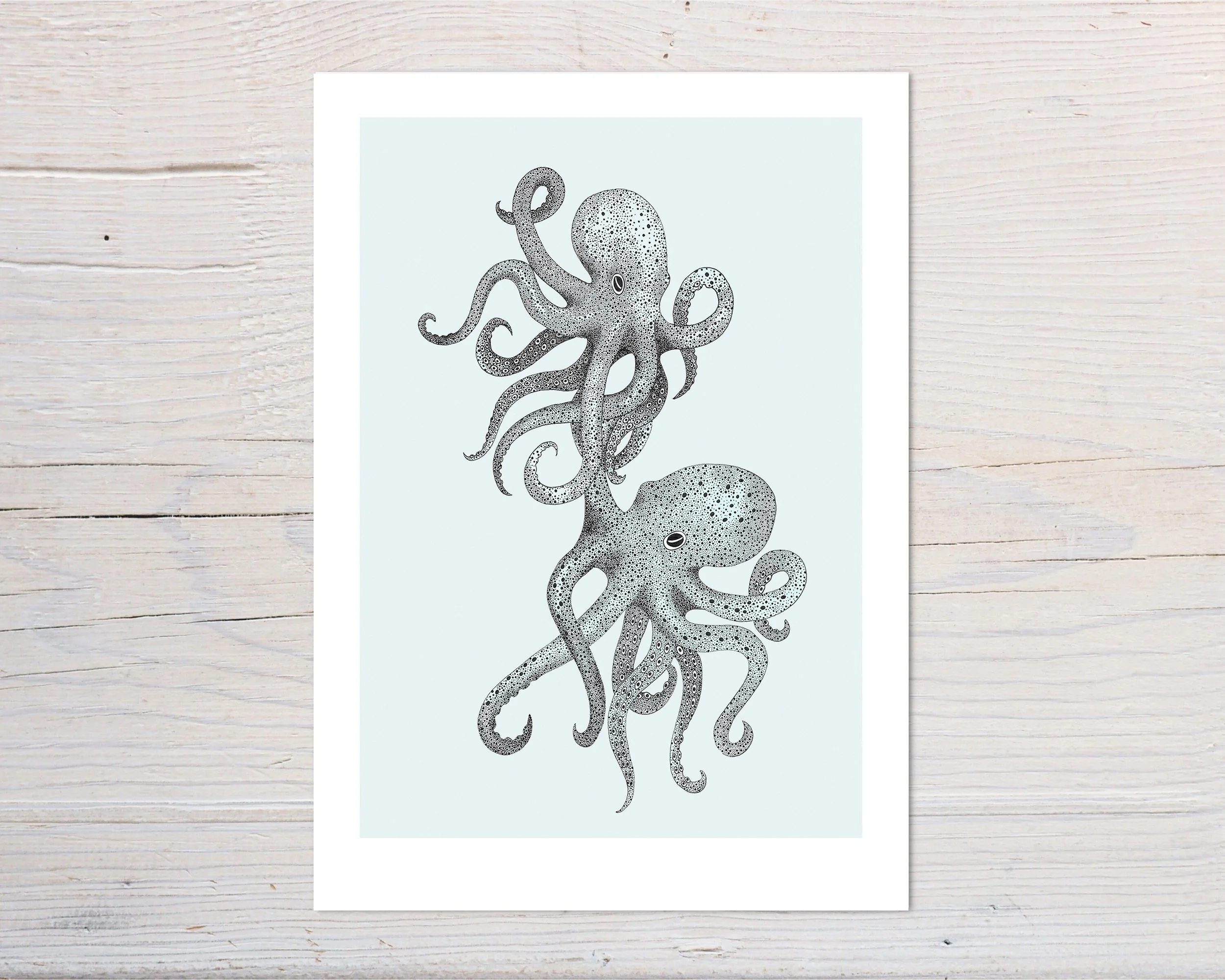 Octopus Love Print