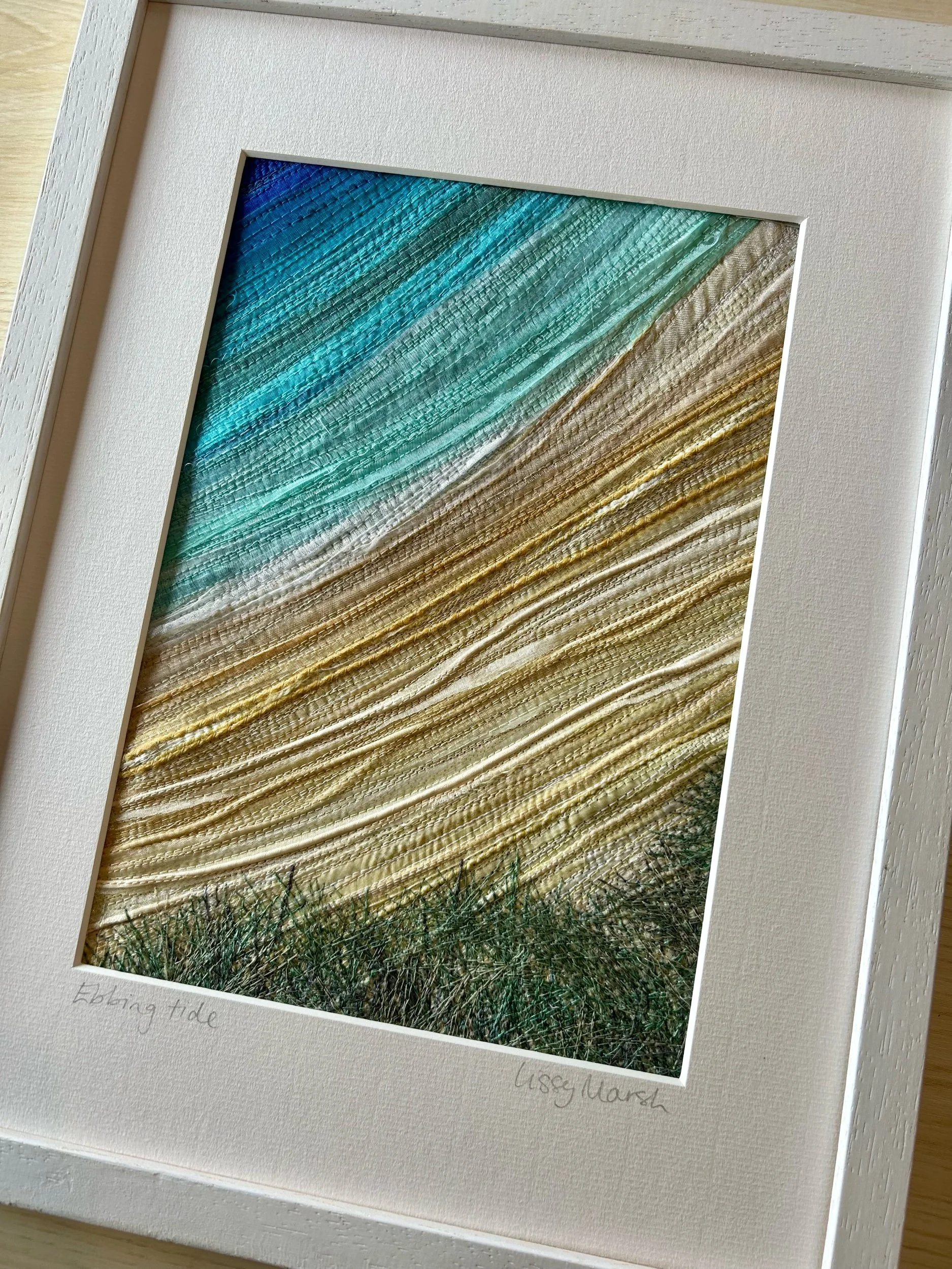Beach textile art