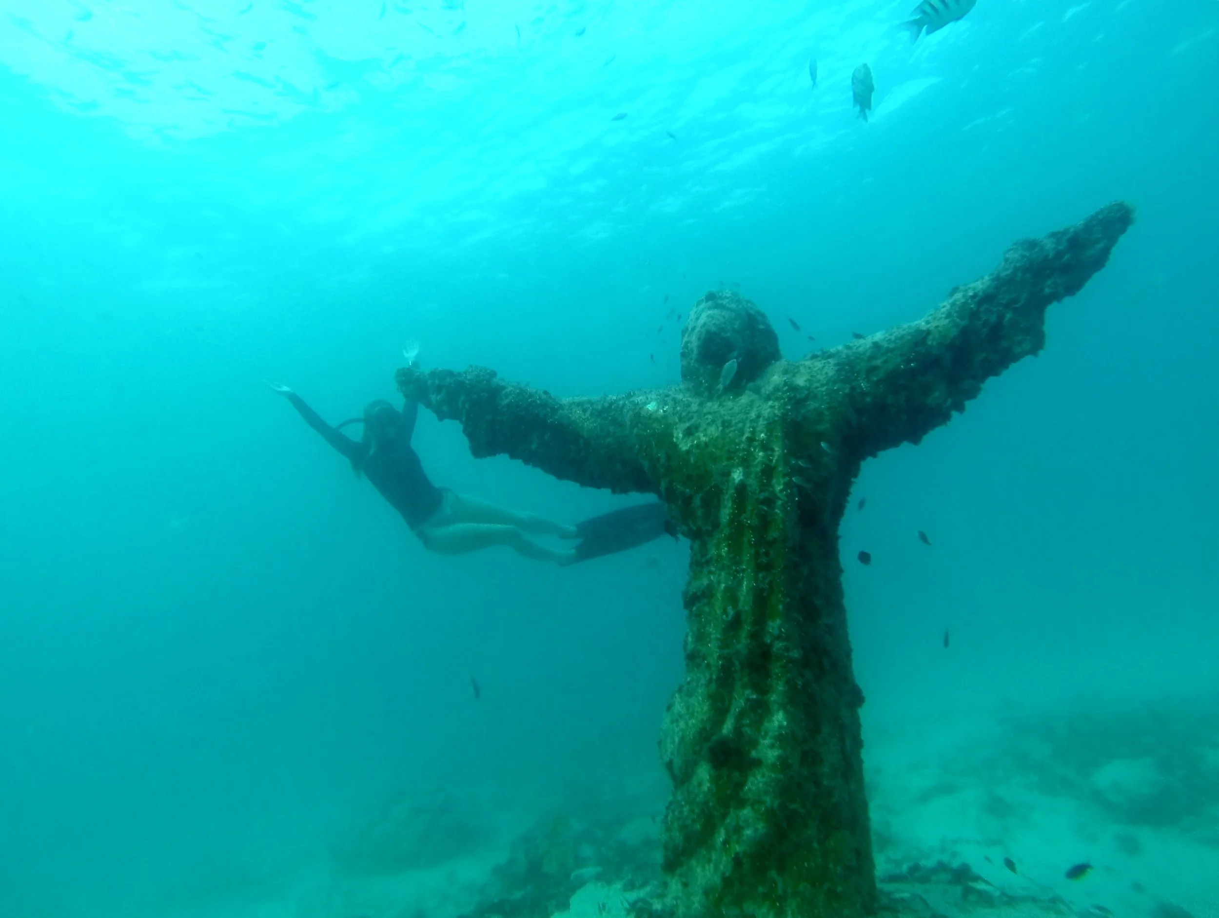 Lissy Marsh freediving Christo dos mares, Cape `verde