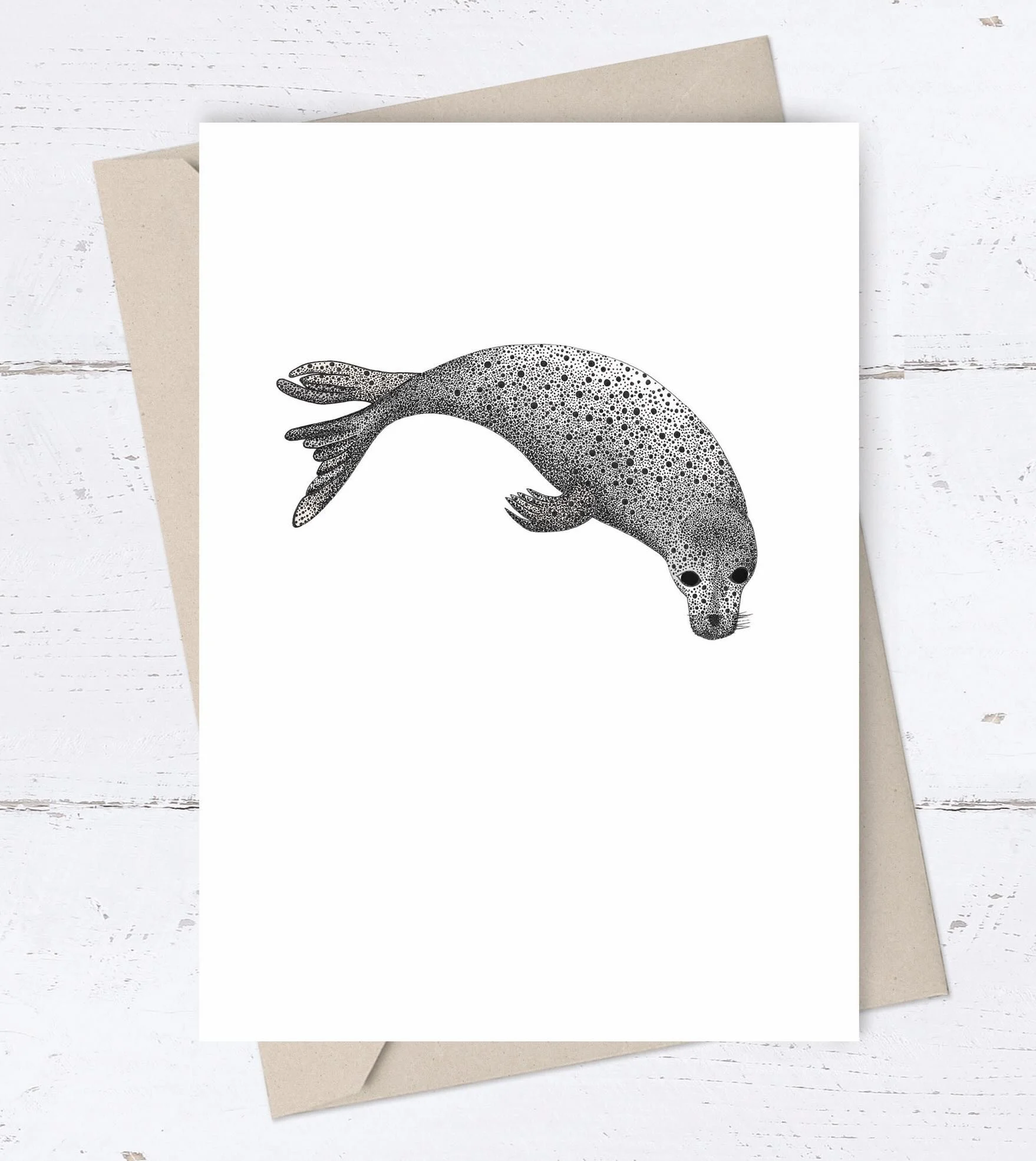 Selkie Seal Card