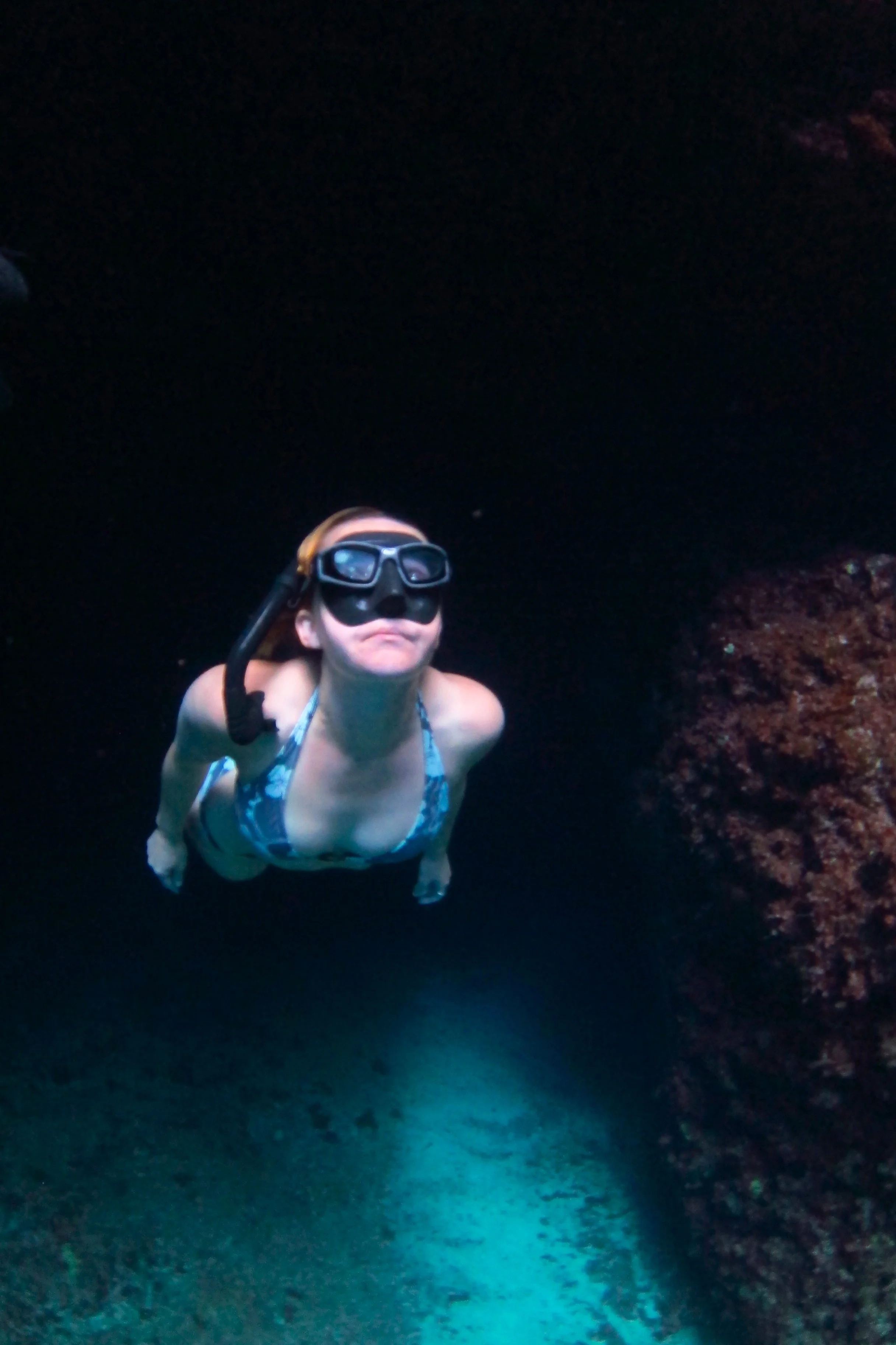 Lissy Marsh cave freediving