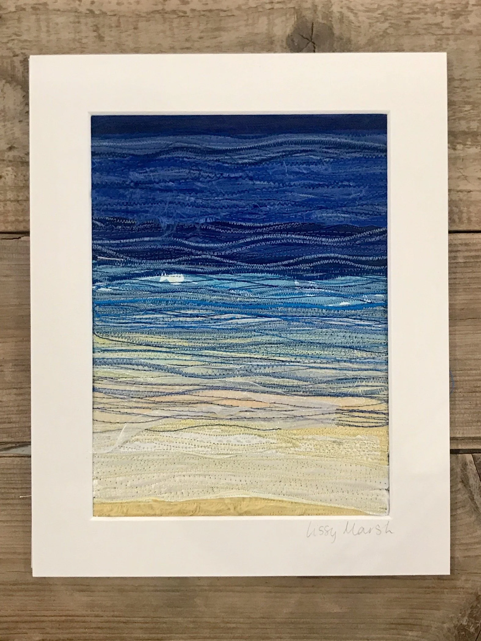 Textile ocean art