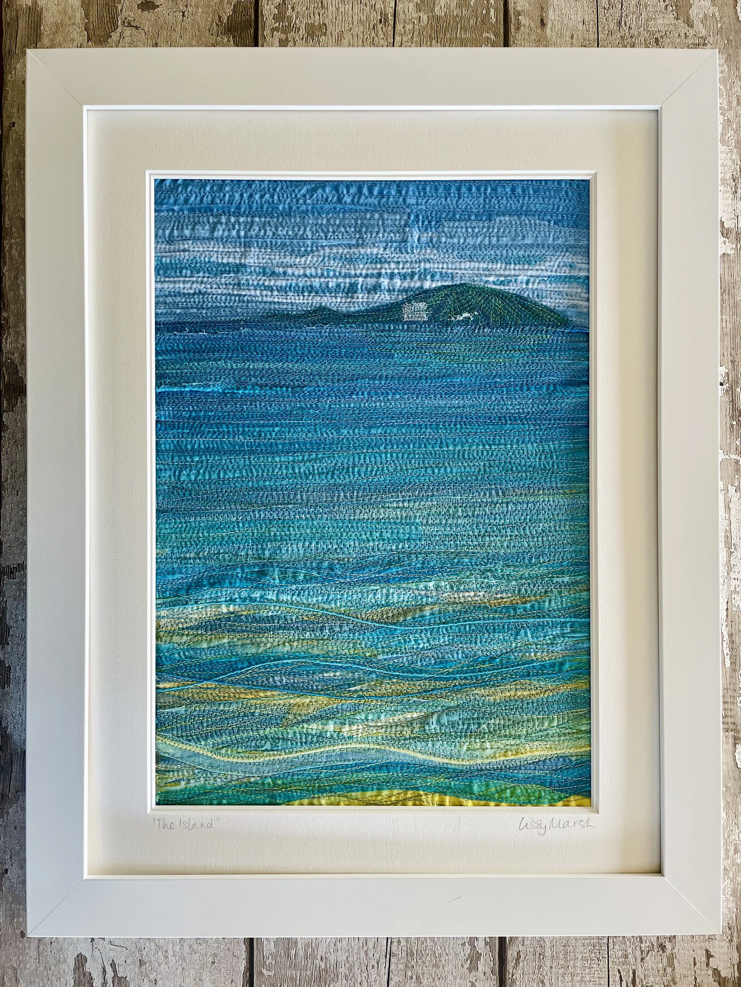 Textile Art "The Island" by Lissy Marsh