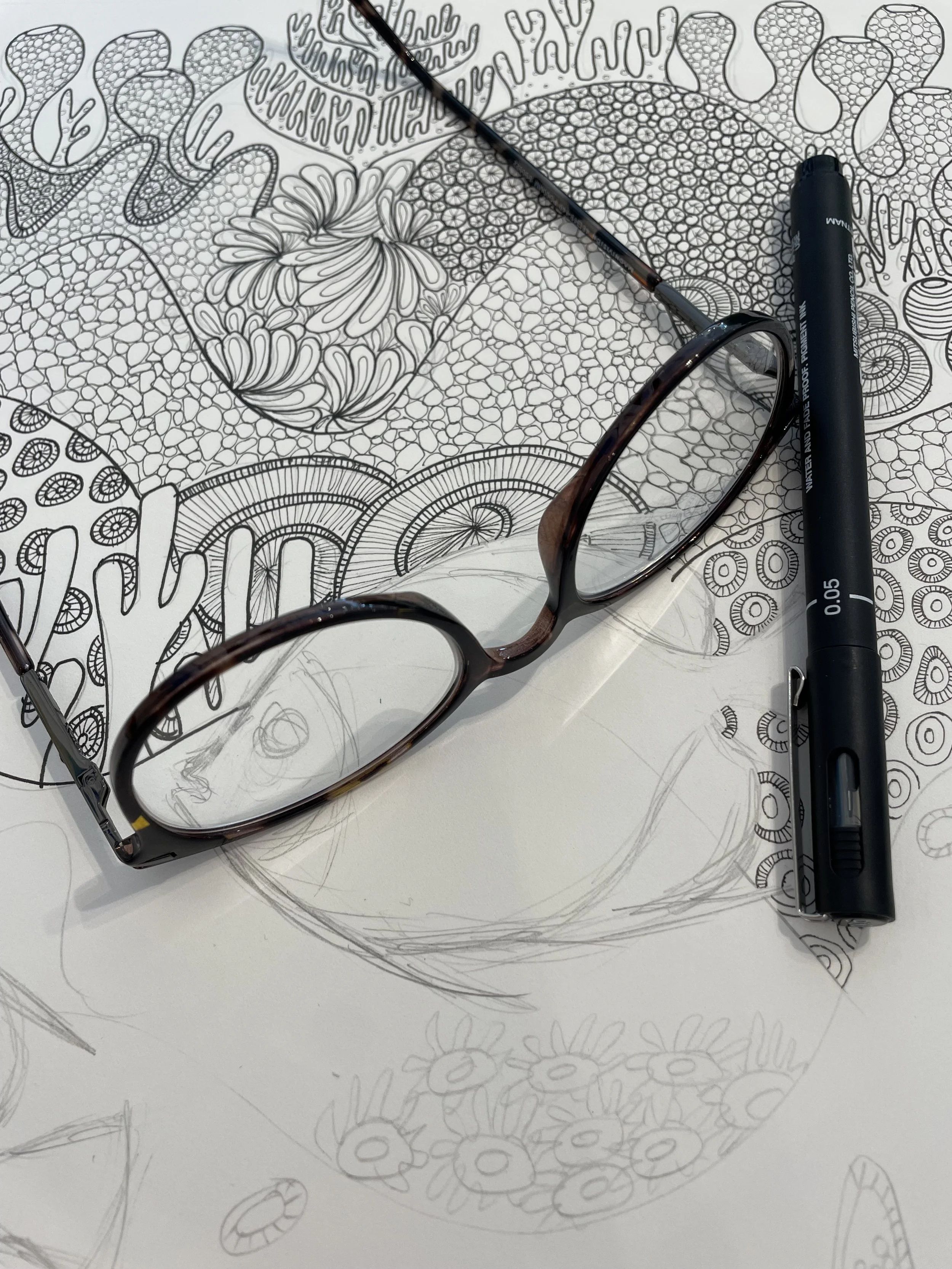 Coral illustration detail ©Lissy Marsh