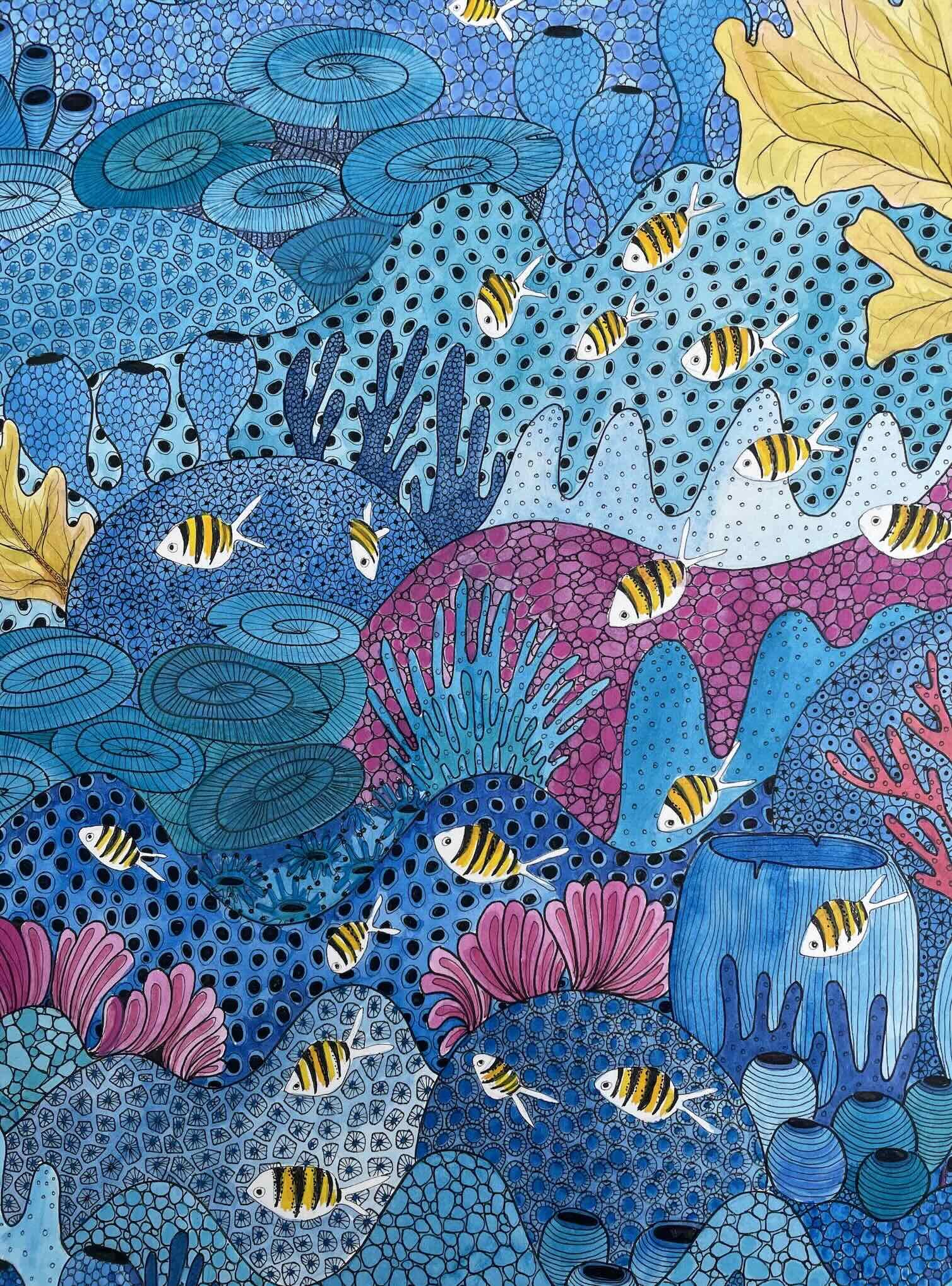 Saran Major Fish detail © Lissy Marsh