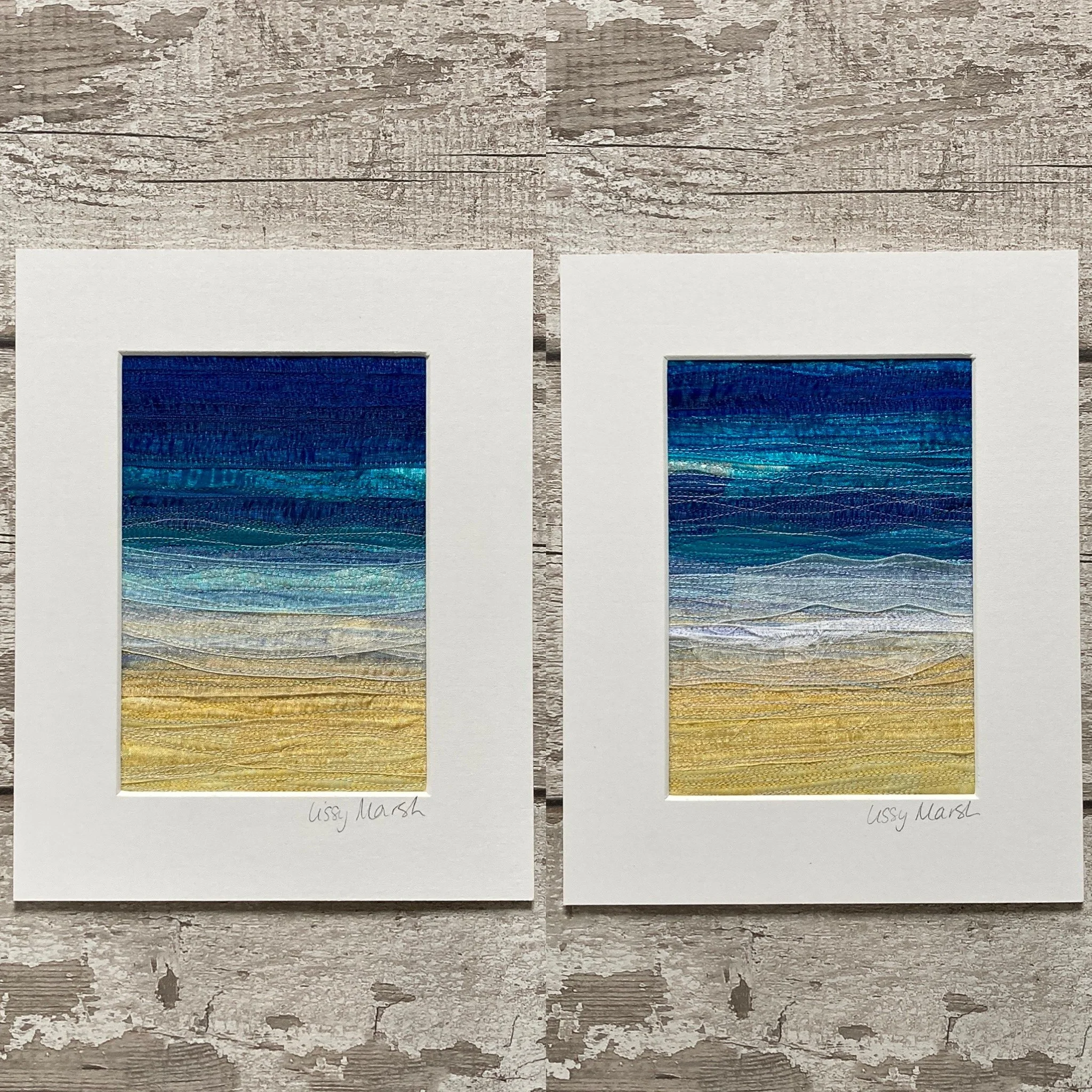 Textile Beach Art by Lissy Marsh