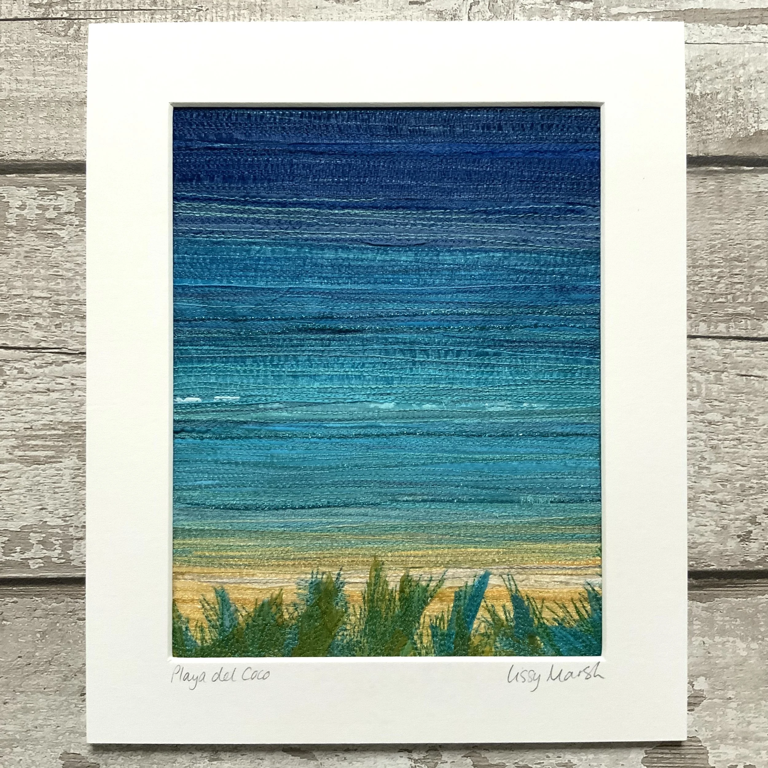 Playa del Coco textiles beach art