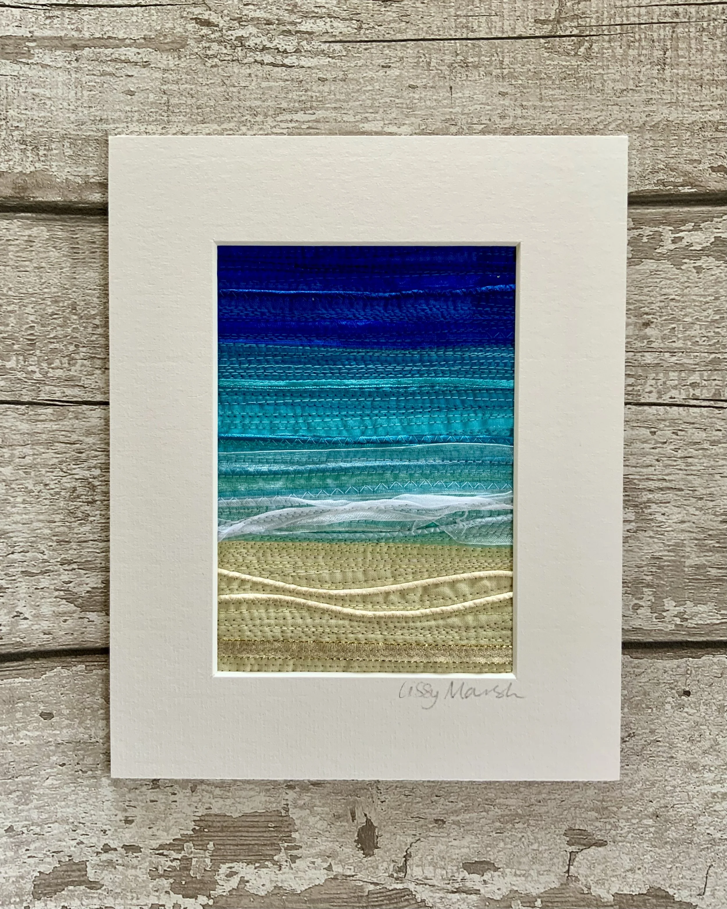 Textile Beach Art by Lissy Marsh
