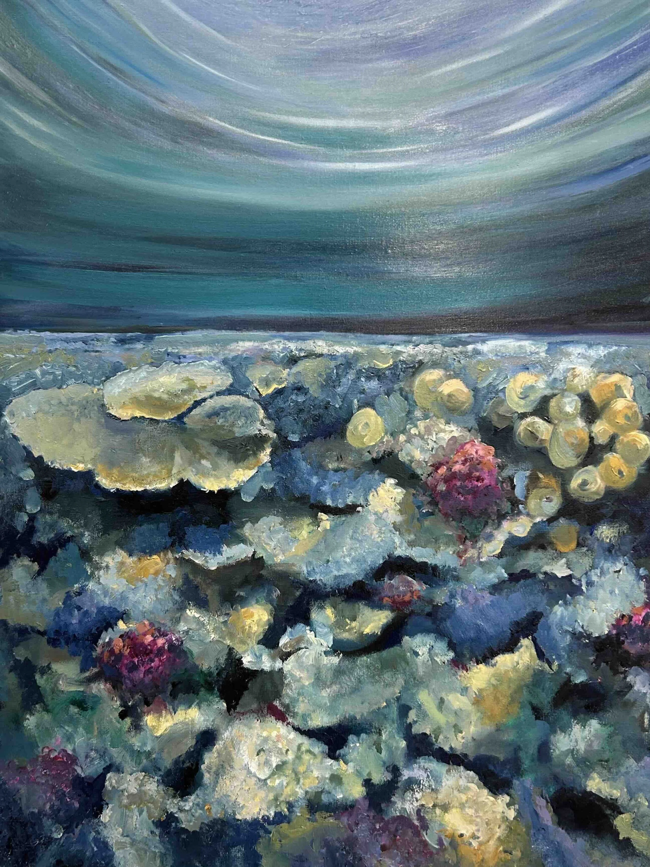 Coral oil painting © Lissy Marsh