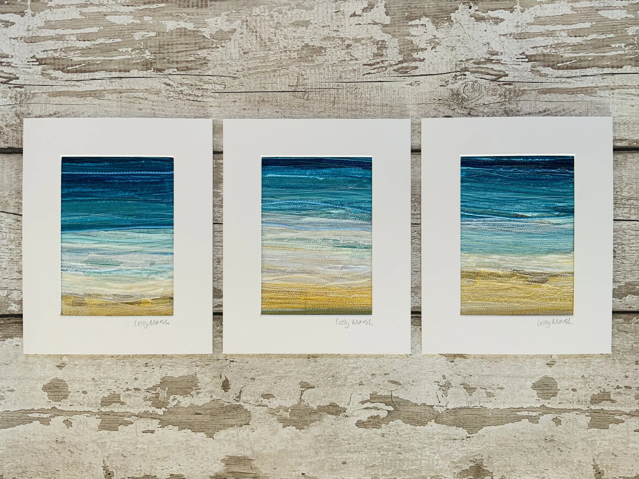 Textile Beach Art by Lissy Marsh