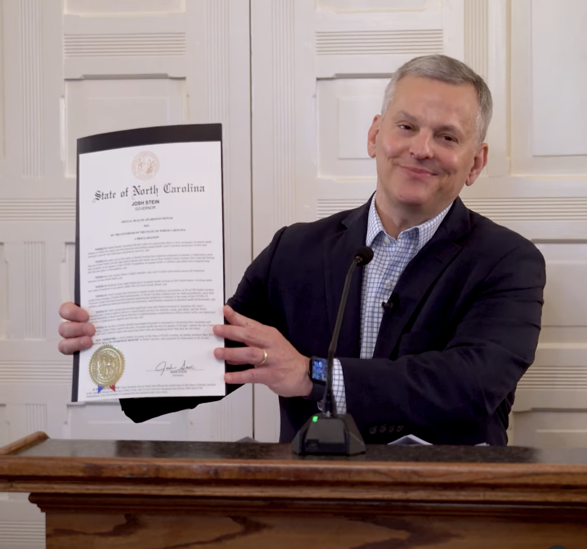 Governor Josh Stein Proclaims May Mental Health Awareness Month — WNC