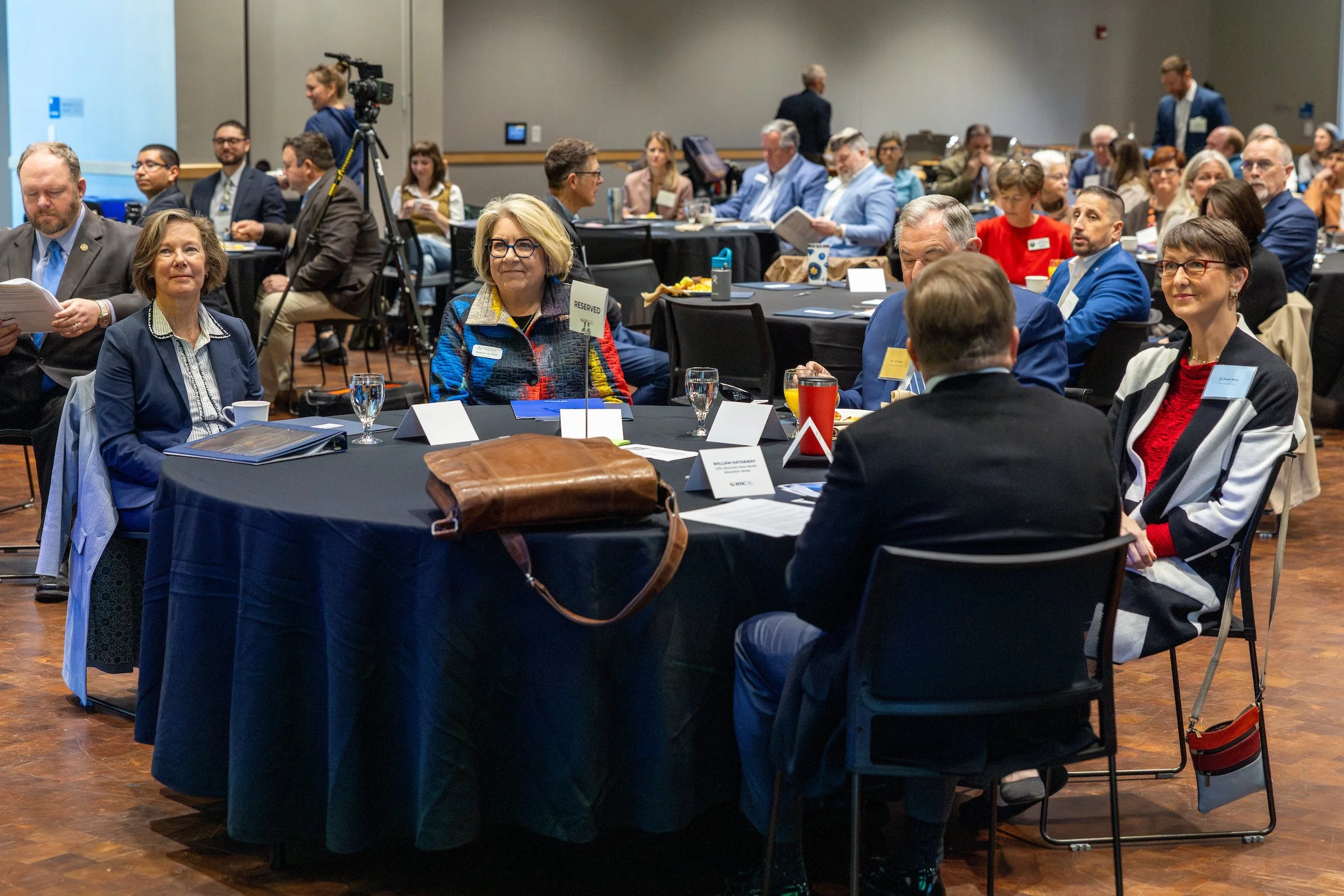 Opening speakers and other attendees at 2026 WNC Health Policy Summit. Photo credit: Emmanuel Figaro, UNCA