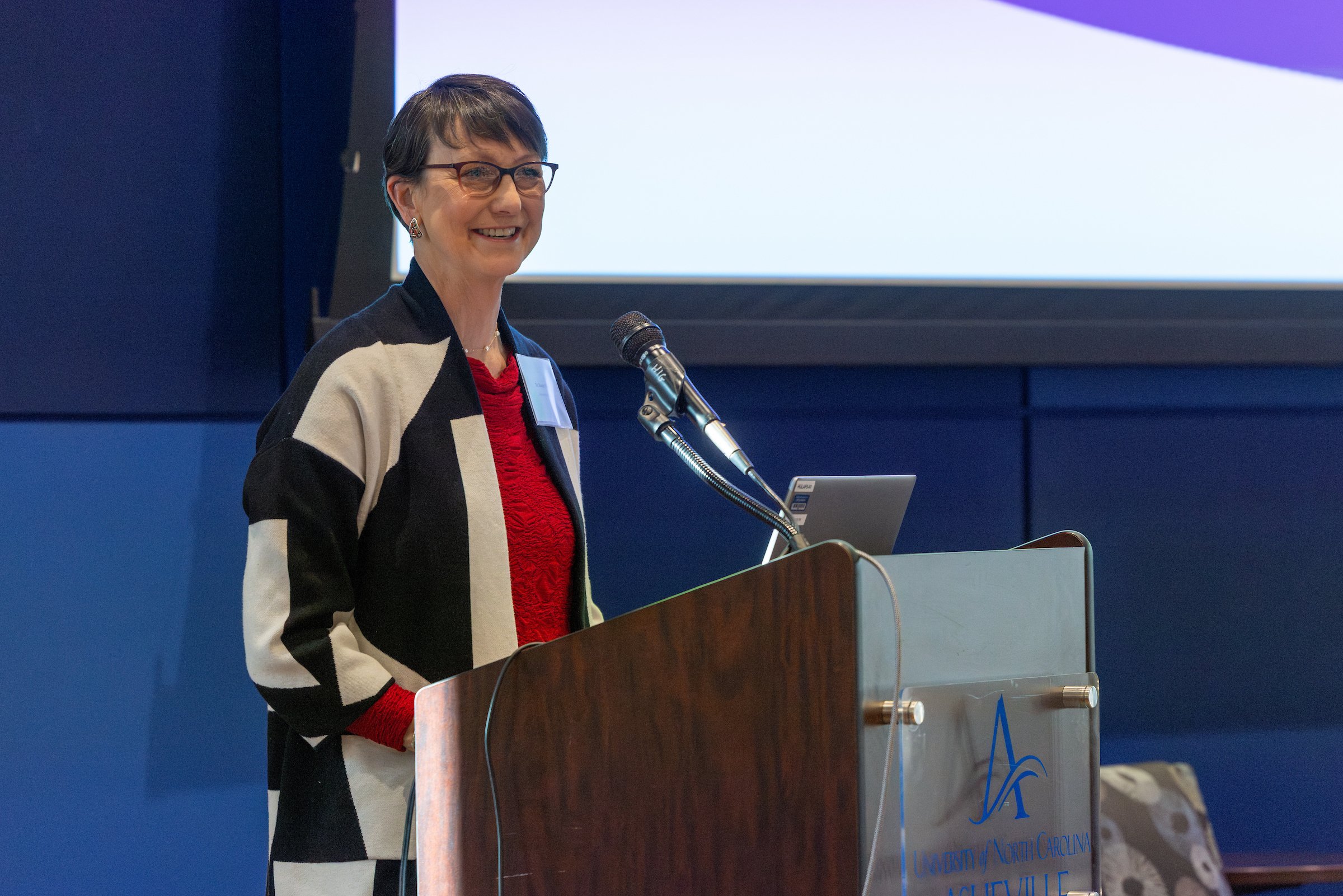 Dr. Susan Mims (CEO, Dogwood Health Trust). Photo credit: Emmanuel Figaro, UNCA