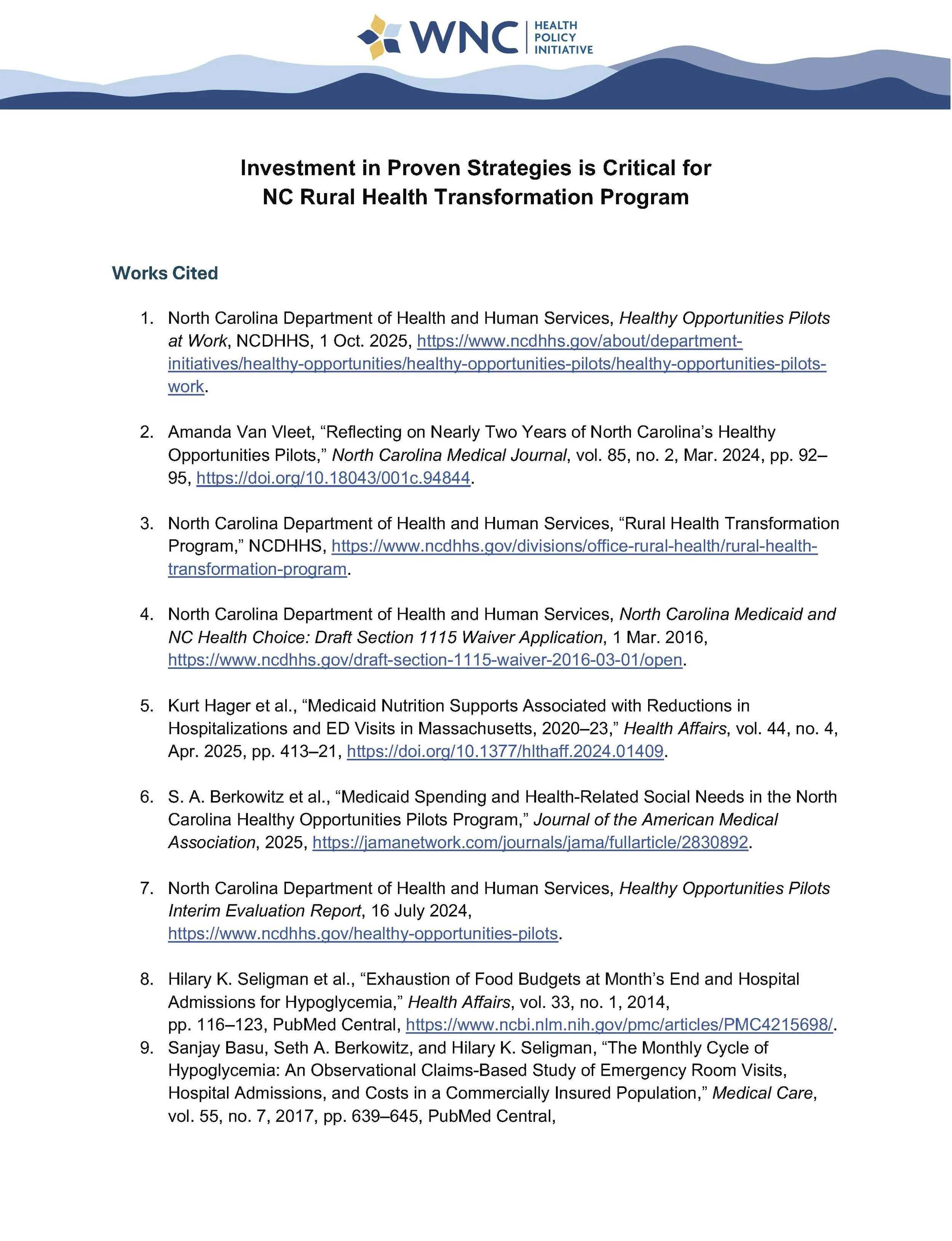 SDOH Works Cited Cover