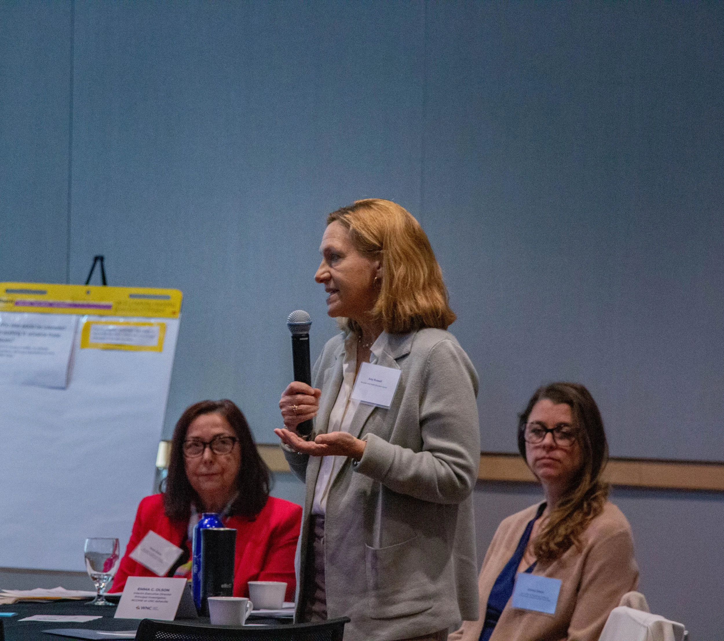 Dr. Amy Russell (MAHEC). Panel Q&A. Photo credit: Michaela Lumpert, Impact Health