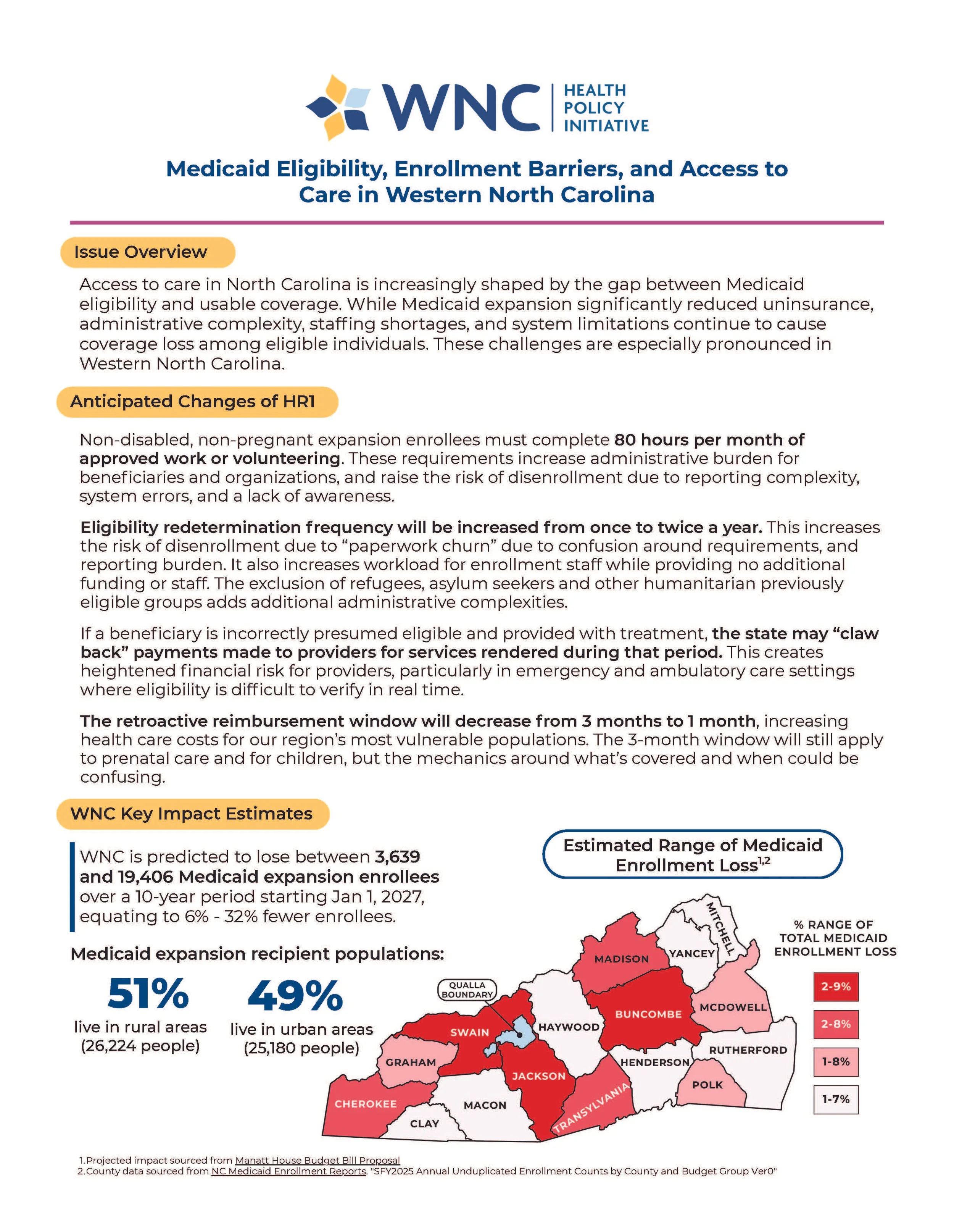 Access to Care Handout cover