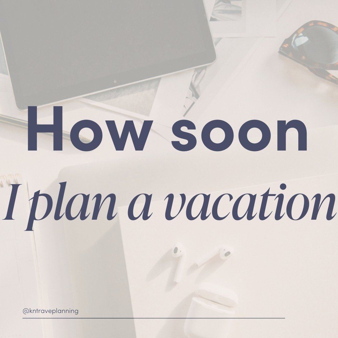 Do I *really* need to start planning already? 😩⁣
⁣
I mean, last minute trips are absolutely possible, but do you really want to depend on good luck?⁣
⁣
If you&rsquo;re going somewhere popular, going when everyone else is going, have a big group, or 