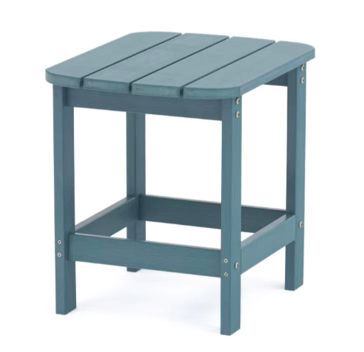 Backyard Lifestyle Teal Side Table