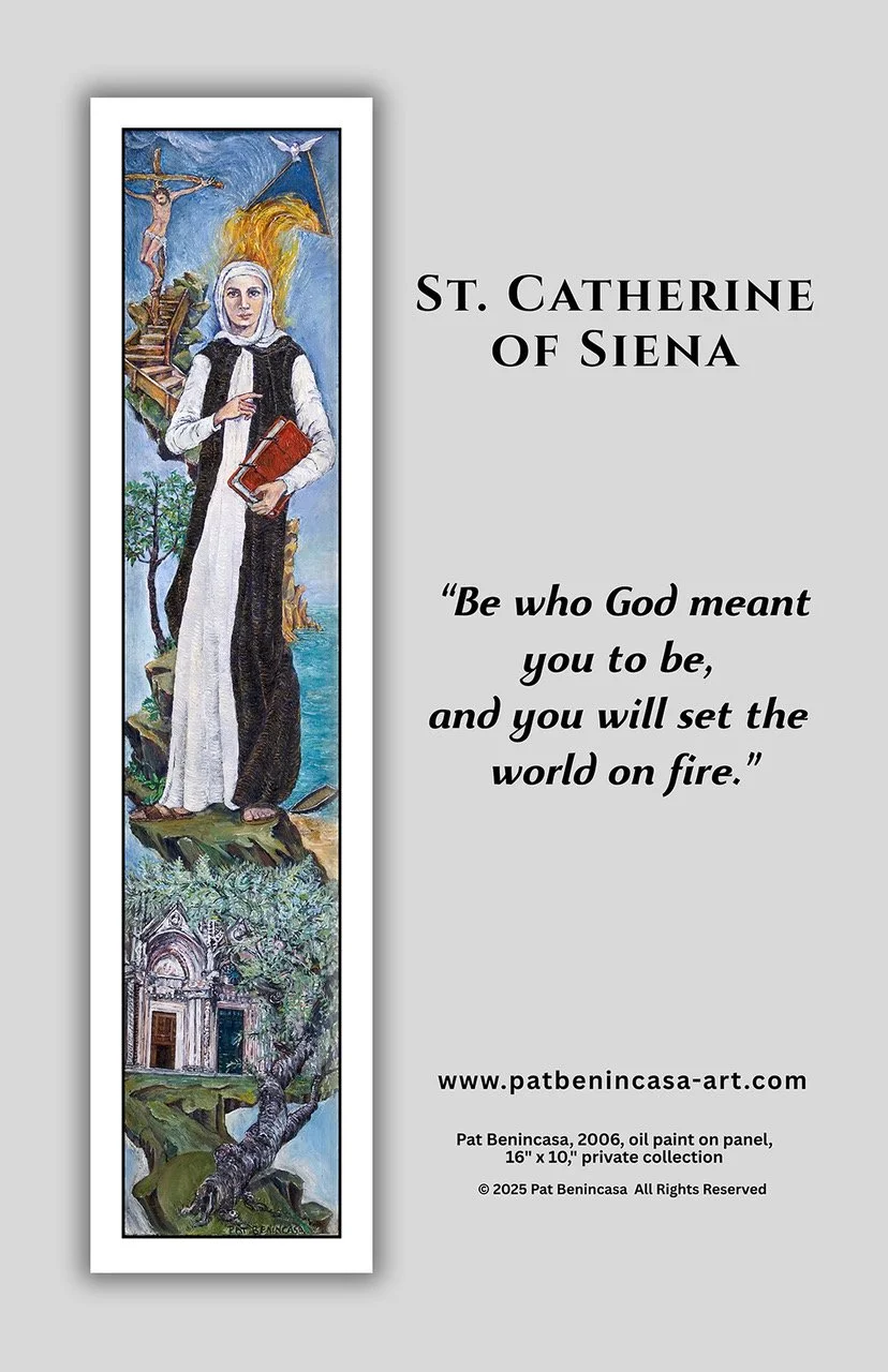 St. Catherine of Siena Poster – 11” x 17” — Pat Benincasa Art
