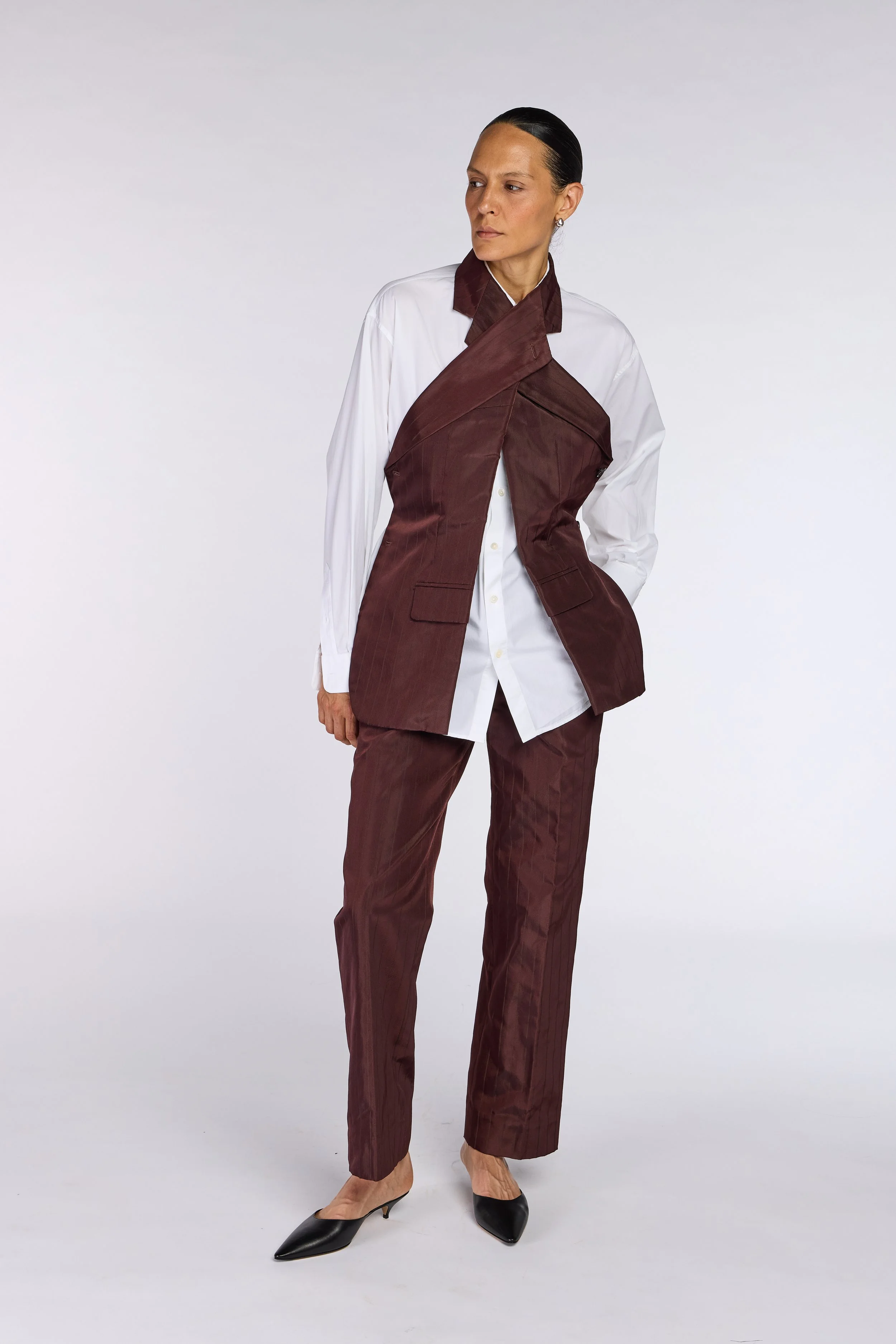 Comme des Garçons S/S 1995 “Transcending Gender” Collection Suit – vintage Comme des Garçons, Rei Kawakubo, CDG archive – Spring/Summer 1995 (SS95) – Mae Vintage London