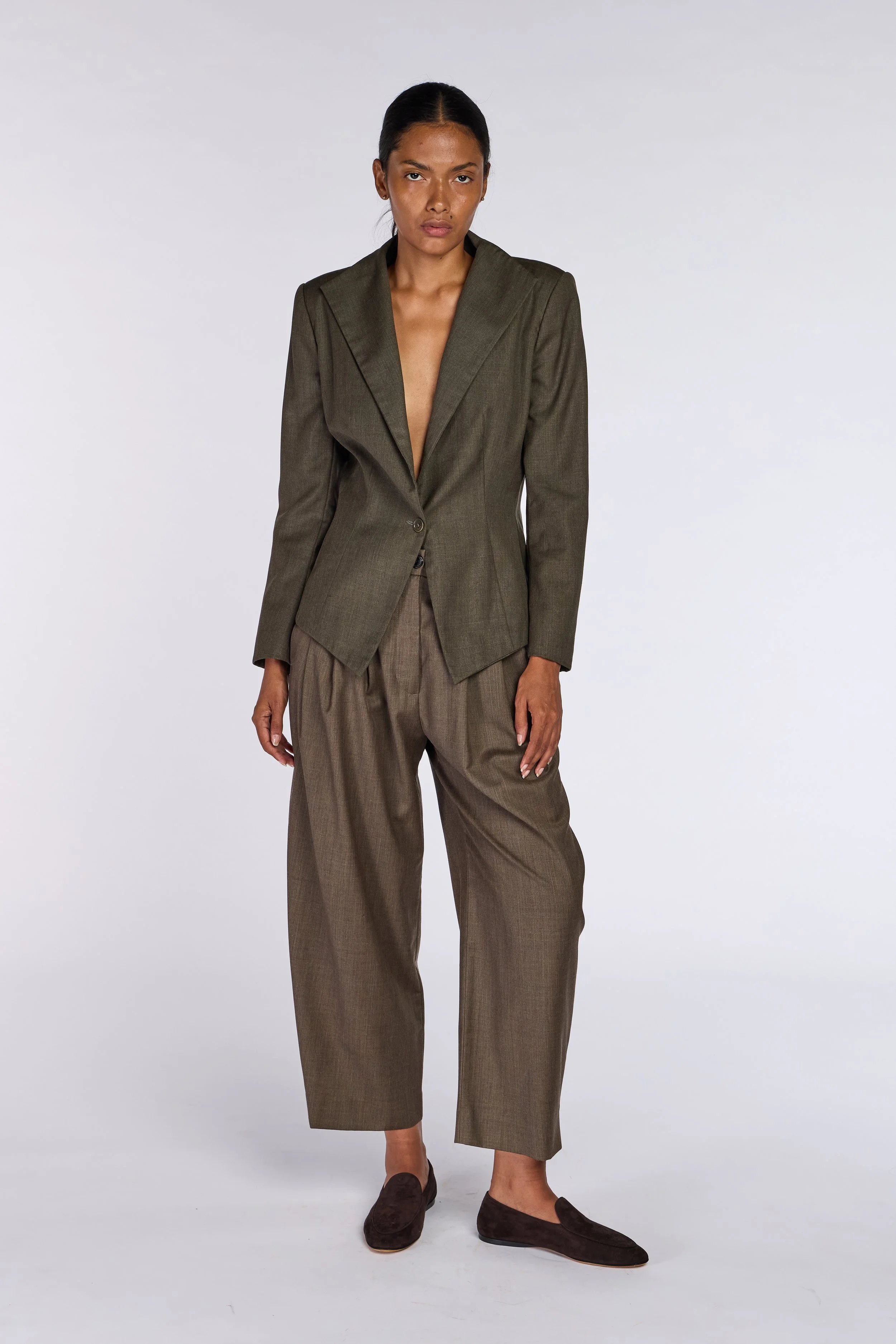 Alexander McQueen 1990s Triangle Lapel Jacket – view 4