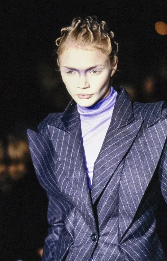 Alexander McQueen A/W 1996 "Dante" Hair label double lapel jacket P.O.A