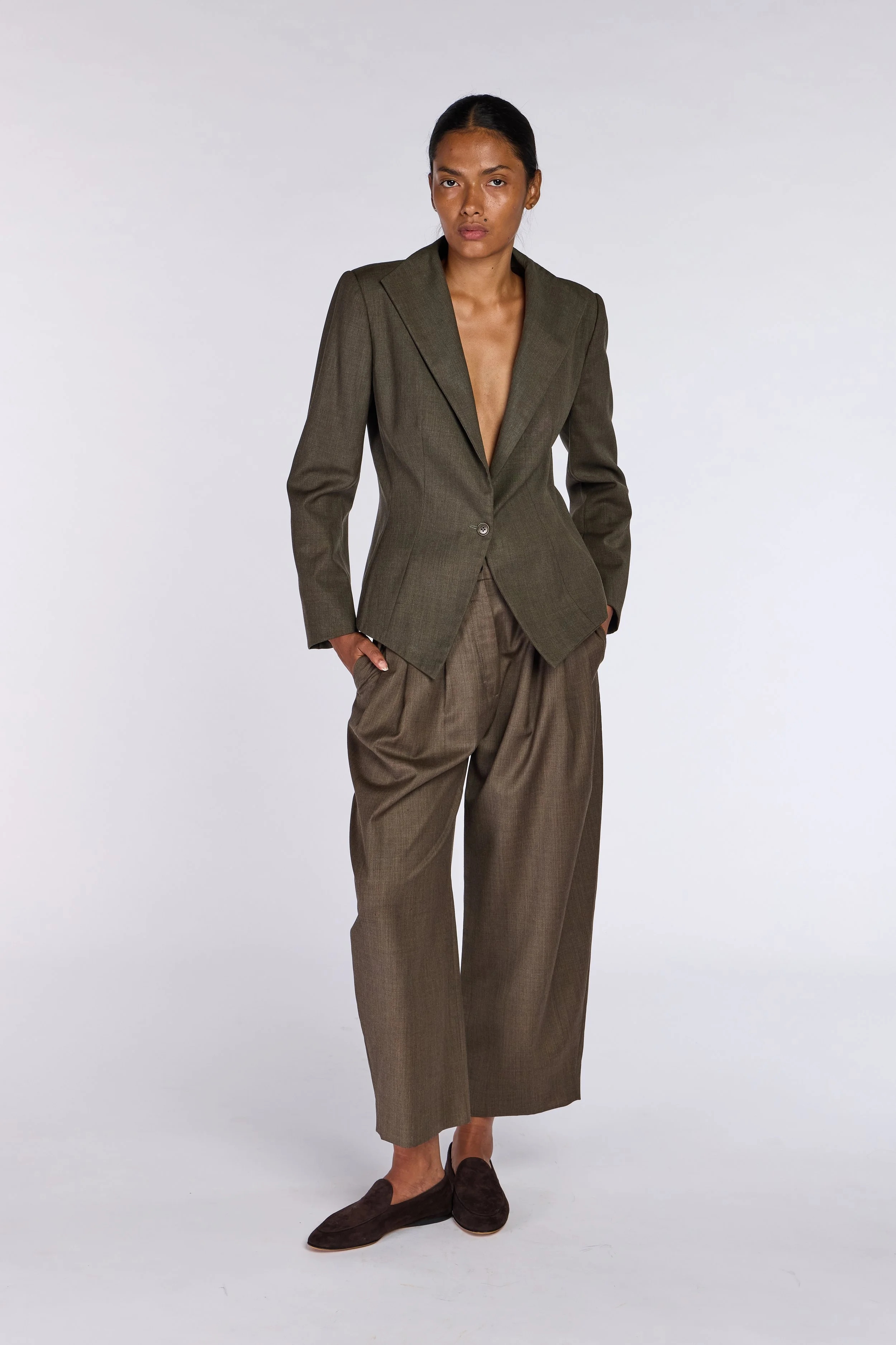 Alexander McQueen 1990s Triangle Lapel Jacket – view 7