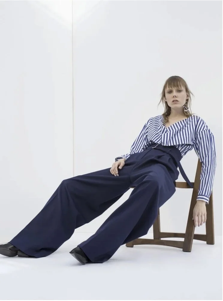 Céline by Phoebe Philo Resort 2016 Belted Trousers – runway and archive image – Resort 2016 (Cruise 2016) runway – Old Céline, Phoebe Philo Céline, vintage Celine