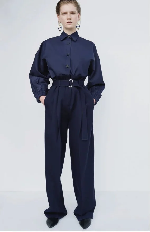 Céline by Phoebe Philo Resort 2016 Belted Trousers – runway and archive image – Resort 2016 (Cruise 2016) runway – Old Céline, Phoebe Philo Céline, vintage Celine