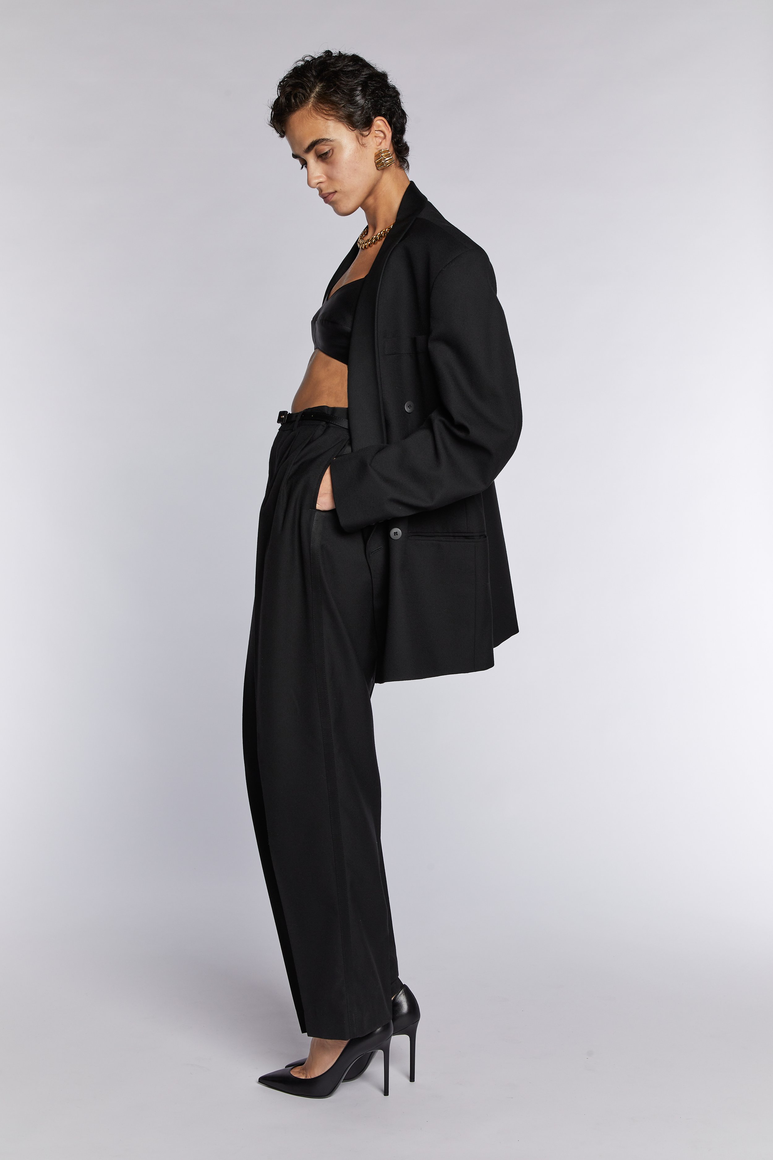 Vintage YSL tuxedo suit, vintage Yves Saint Laurent
