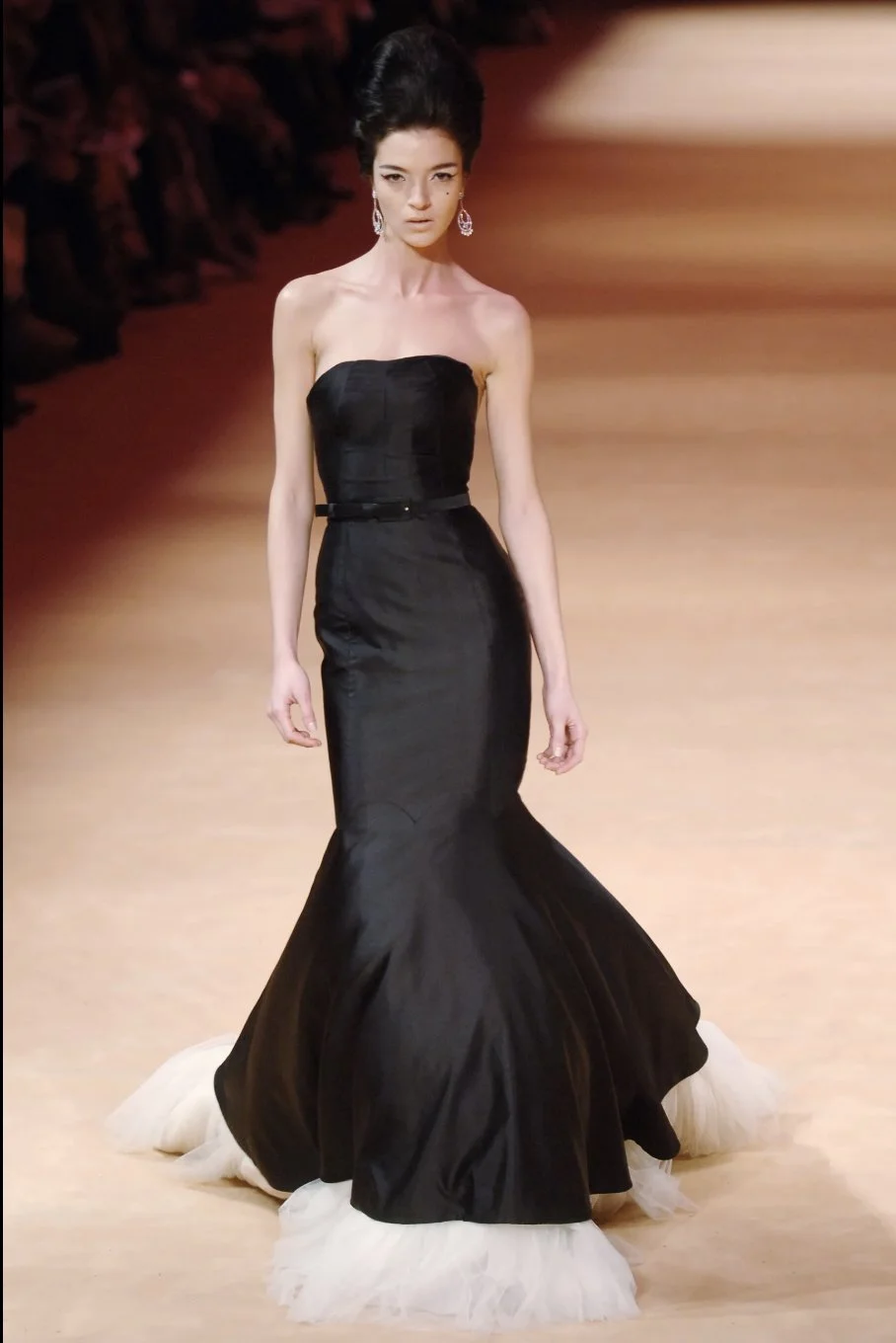 Alexander McQueen A/W 2005 “The Man Who Knew Too Much” Gown – runway and archive image – Autumn/Winter 2005 (AW05), Fall/Winter 2005 (FW05) – vintage Alexander McQueen, Lee McQueen archive