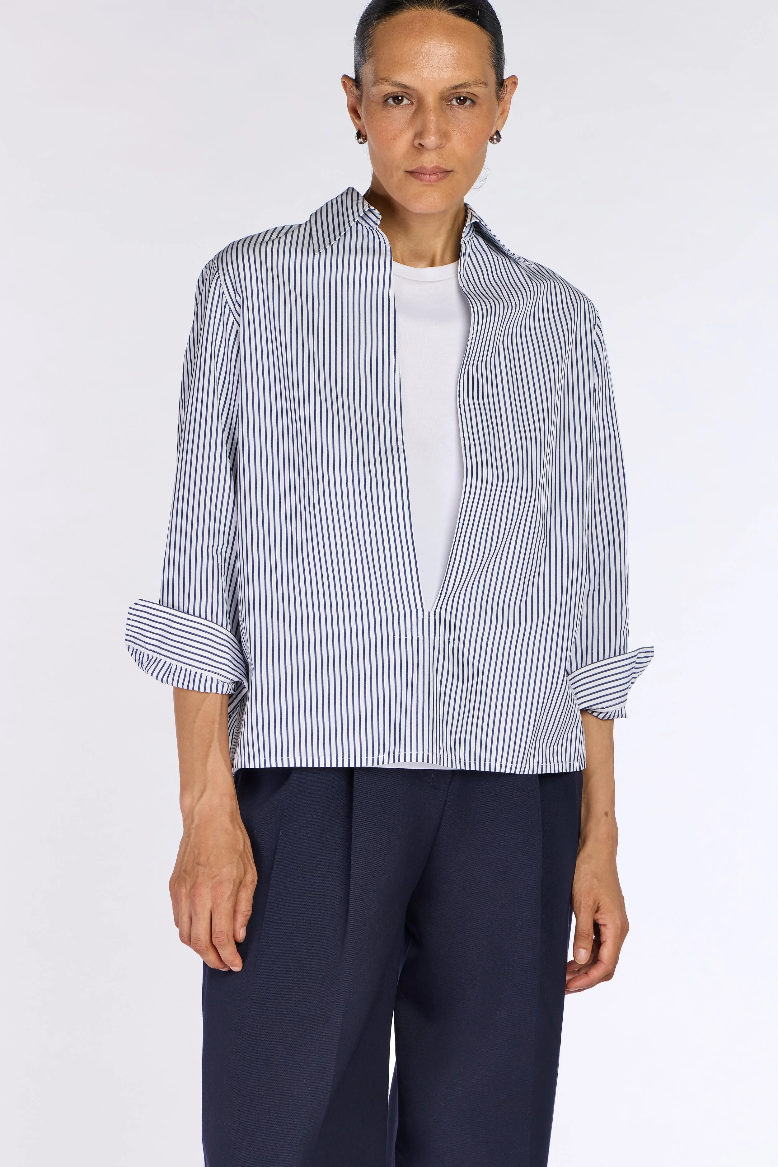 Hermès by Martin Margiela S/S 2000 Striped Vareuse Shirt – view 2