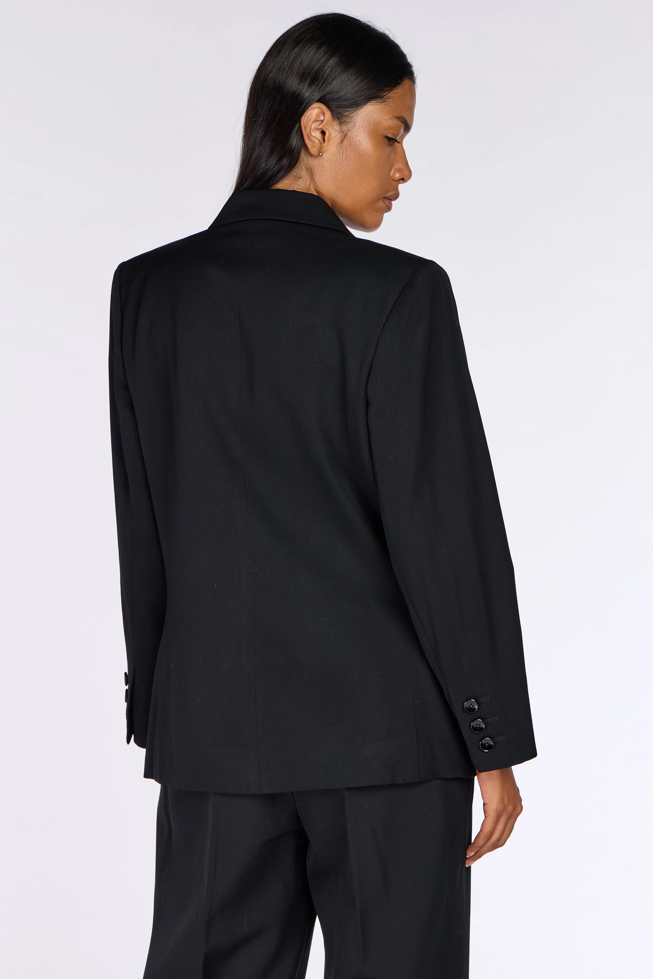 Yves Saint Laurent Rive Gauche A/W 1987 Double Breasted Le Smoking Jacket – view 5
