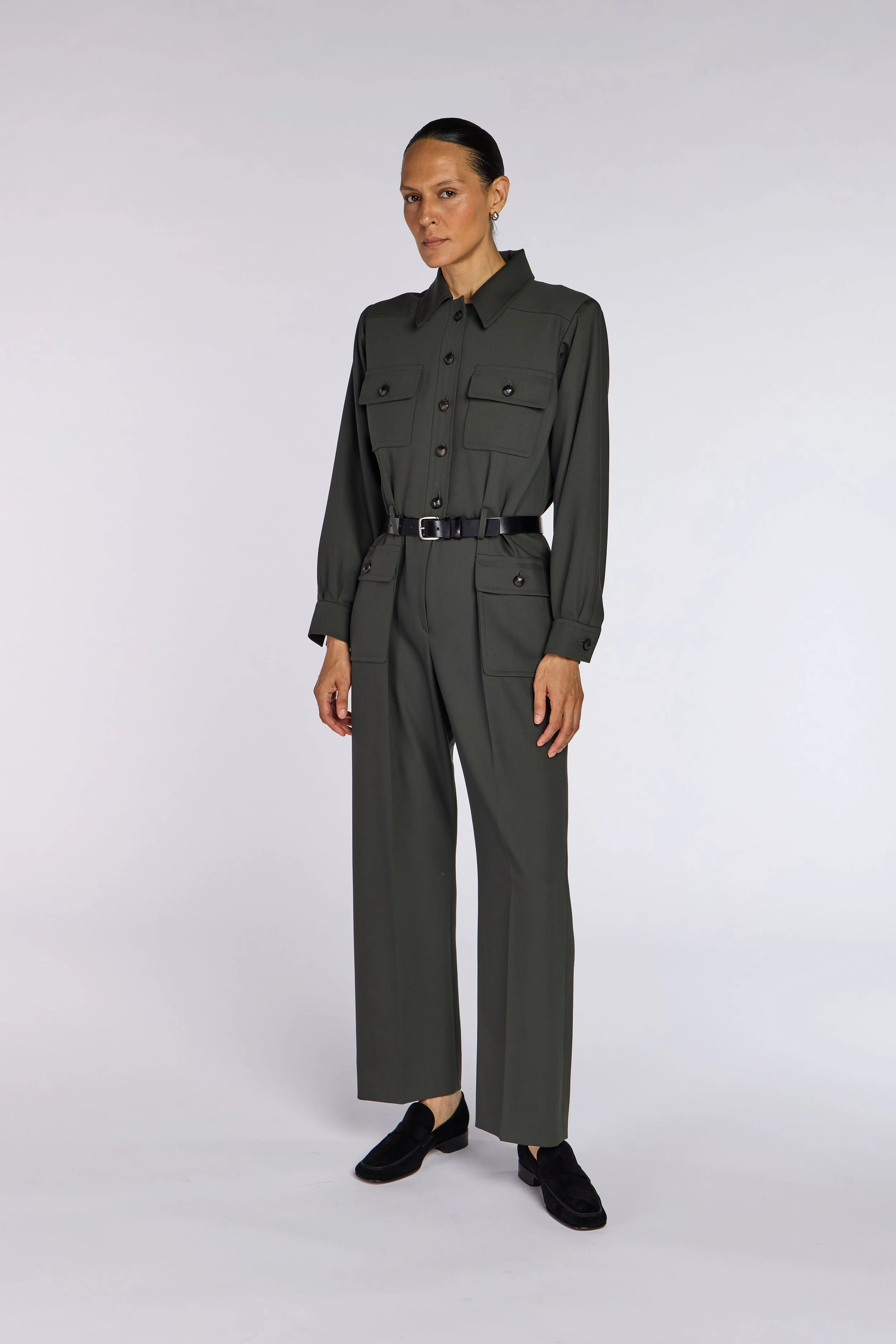 Yves Saint Laurent Rive Gauche A/W 1998 Jumpsuit – vintage YSL, vintage Yves Saint Laurent, YSL Rive Gauche – Autumn/Winter 1998 (AW98), Fall/Winter 1998 (FW98) – Mae Vintage London