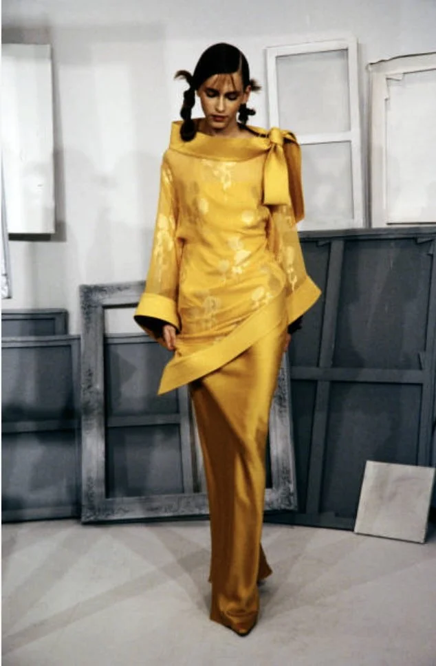 Christian Dior A/W 1999 by John Galliano Dress – runway and archive image – Autumn/Winter 1999 (AW99), Fall/Winter 1999 (FW99) – vintage Christian Dior by John Galliano, vintage Dior