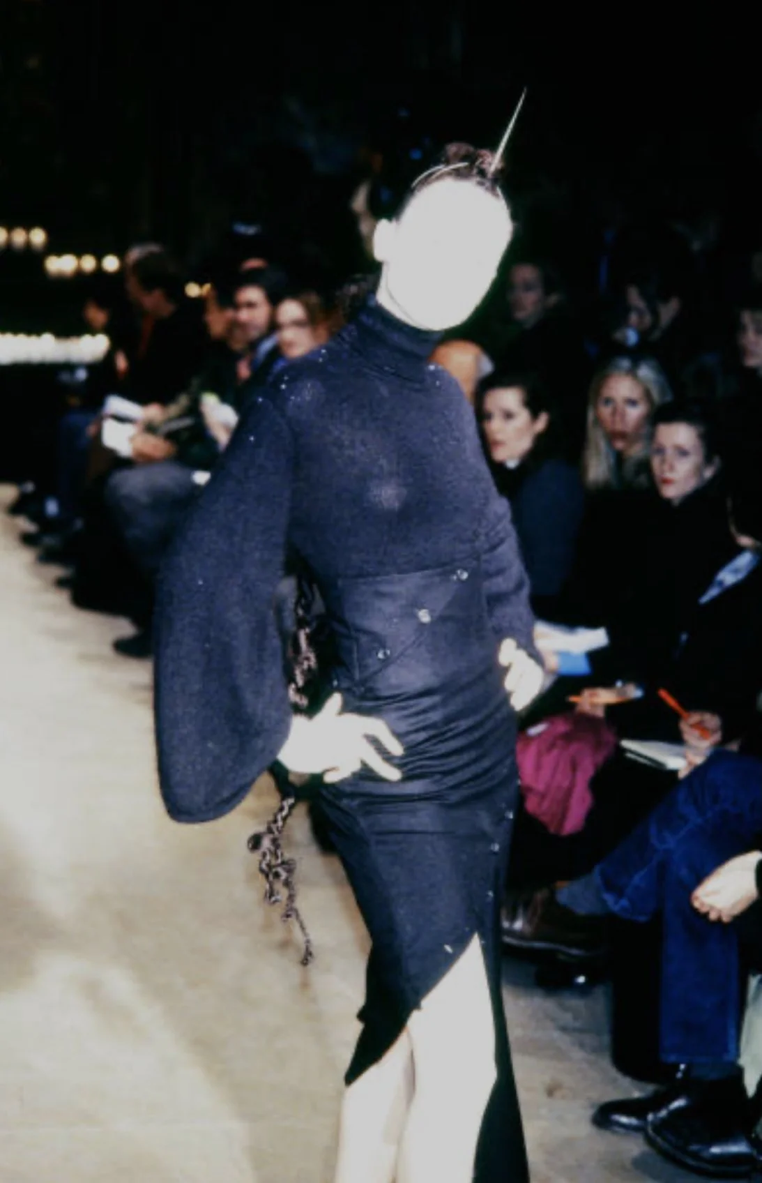 Alexander McQueen A/W 1996 “Dante” Spiral Button Skirt – view 10