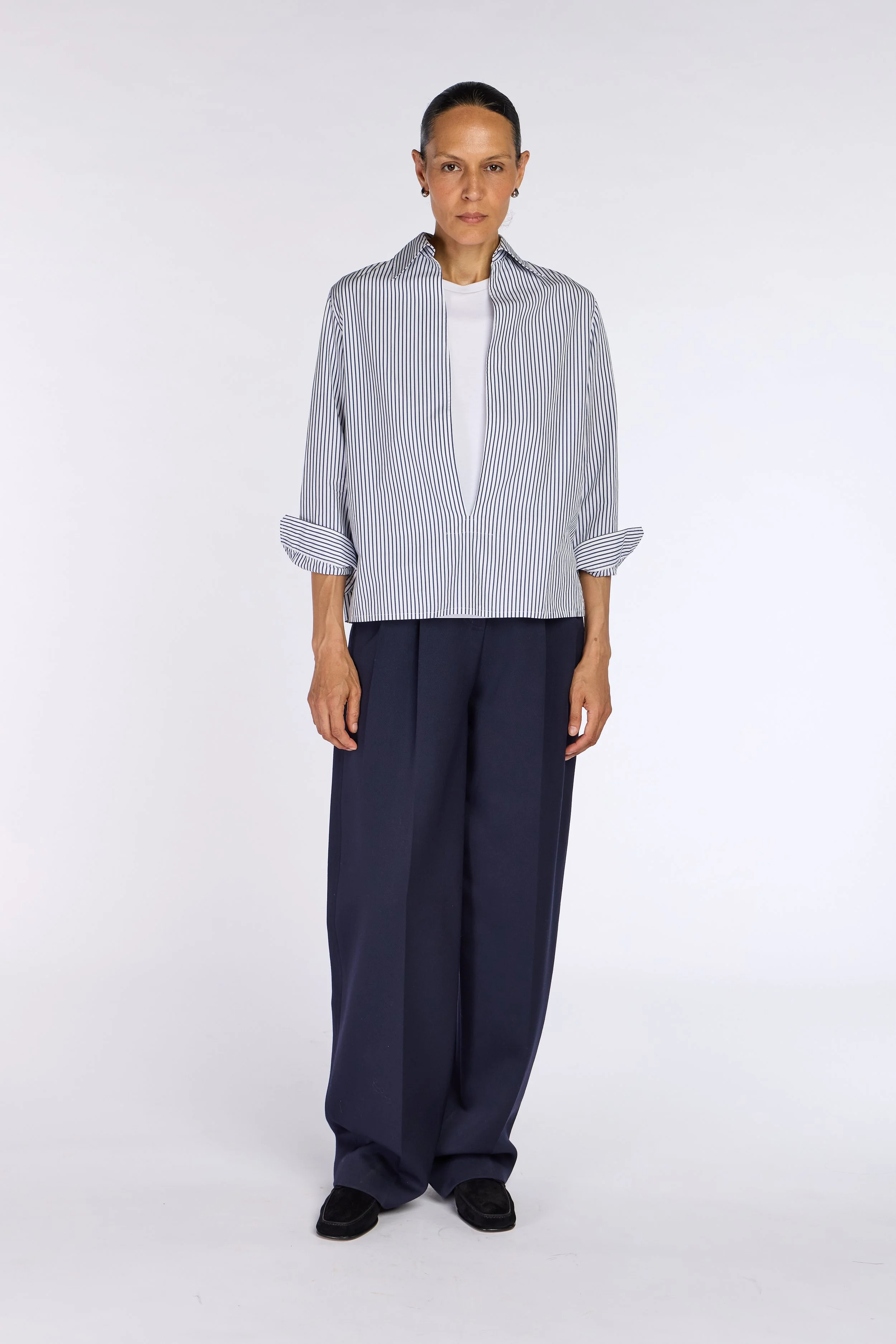 Hermès by Martin Margiela S/S 2000 Striped Vareuse Shirt – view 4