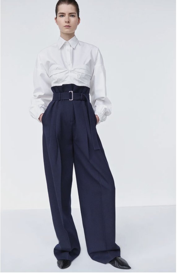 Céline by Phoebe Philo Resort 2016 Belted Trousers – runway and archive image – Resort 2016 (Cruise 2016) runway – Old Céline, Phoebe Philo Céline, vintage Celine