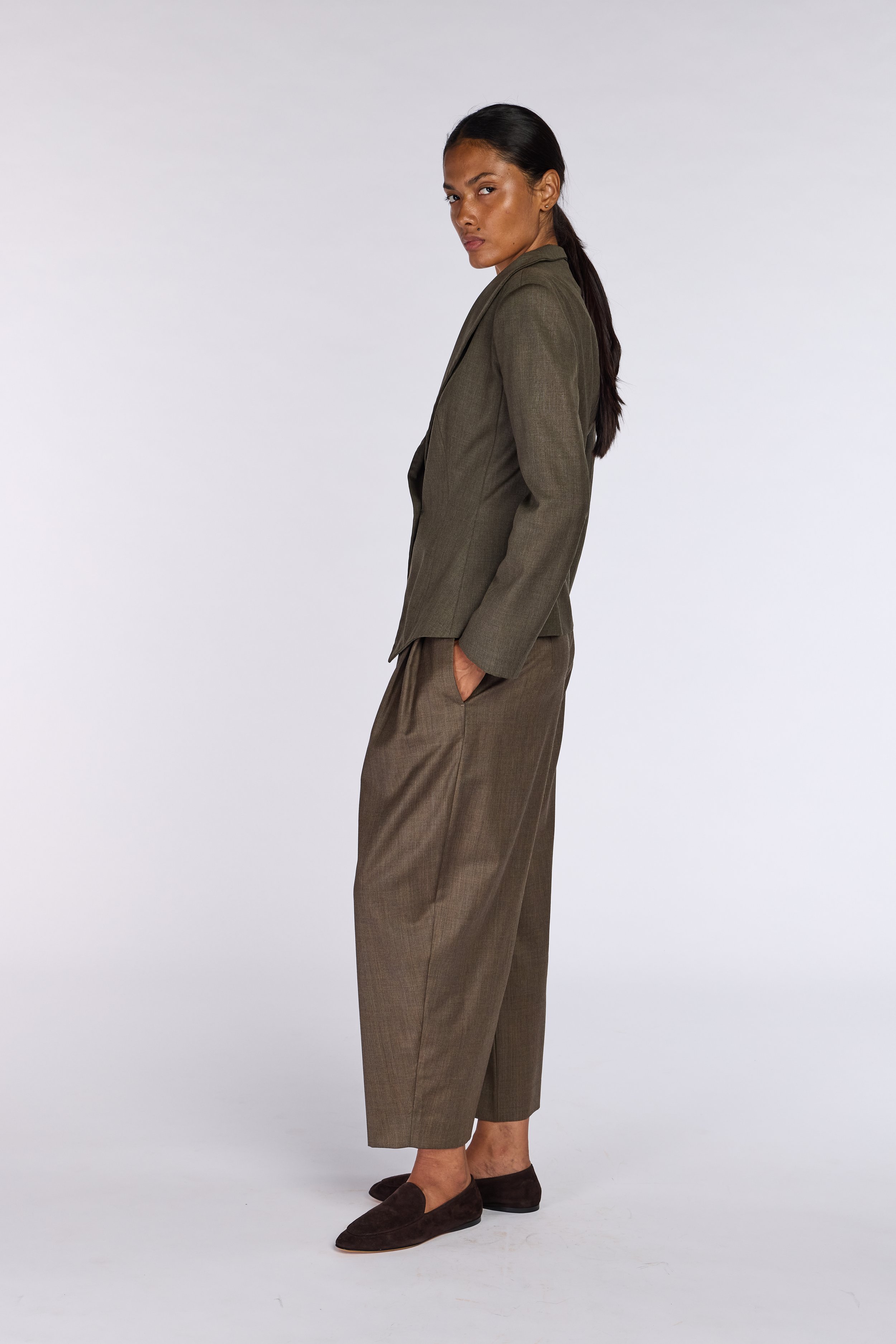 Alexander McQueen 1990s Triangle Lapel Jacket – view 8