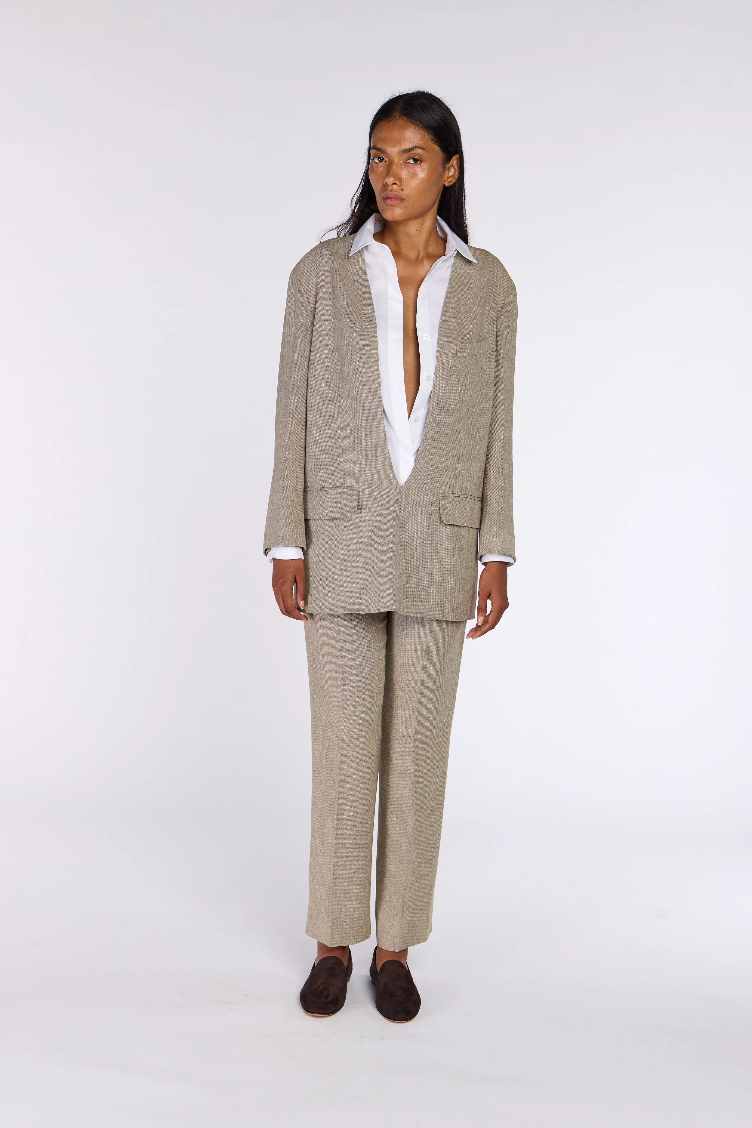 Hermès by Martin Margiela S/S 1999 Vareuse Linen Suit
