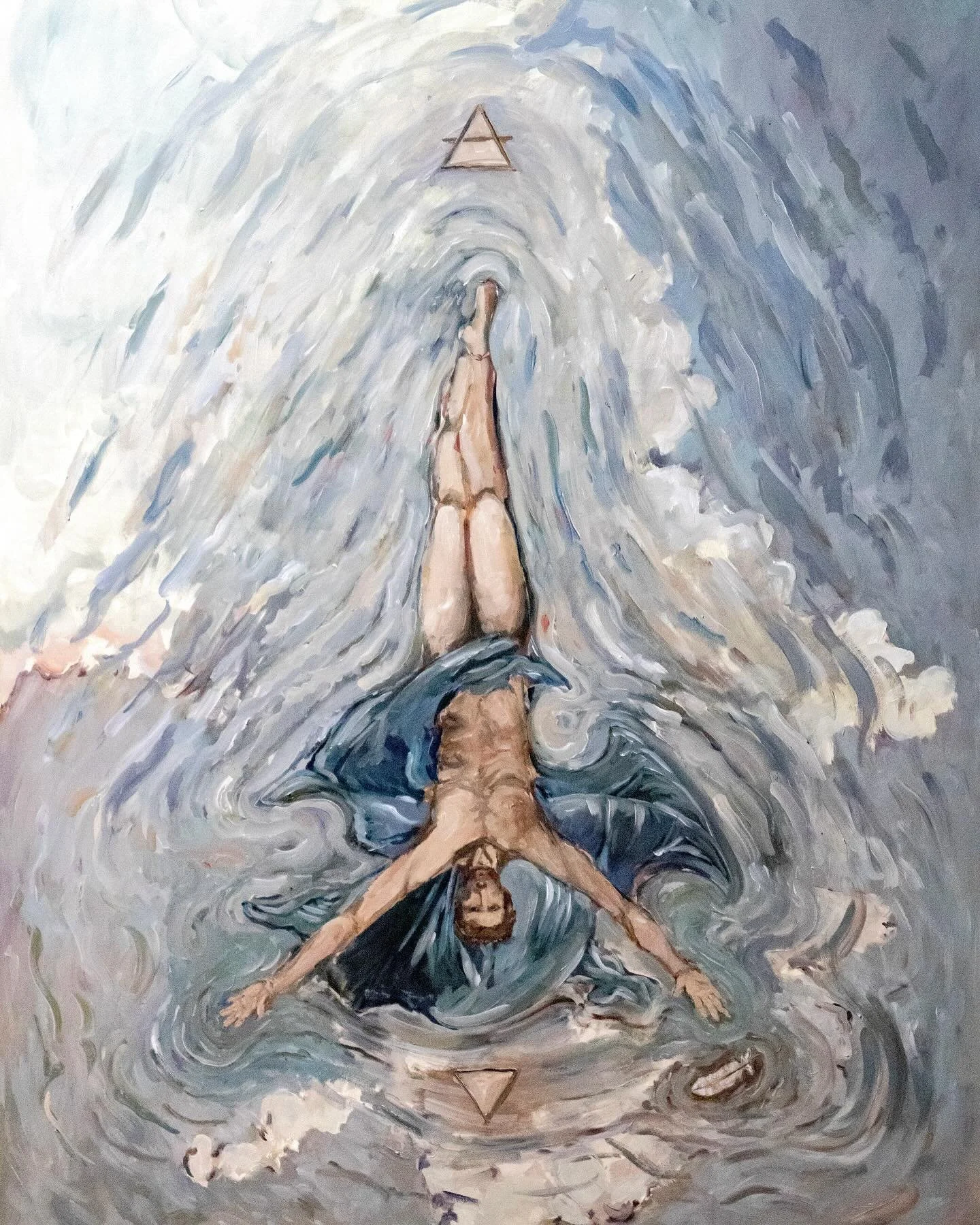 My 3 drop offs today. &ldquo;Icarus Fallen&rdquo; 48x36 for the @spivacenterforthearts membership show, &ldquo;Sparrow&rdquo; 10x8.5 for the @joplinrac spiva show, and &ldquo;Crane&rdquo; 5x7 for the @artcentralcarthage small works auction.